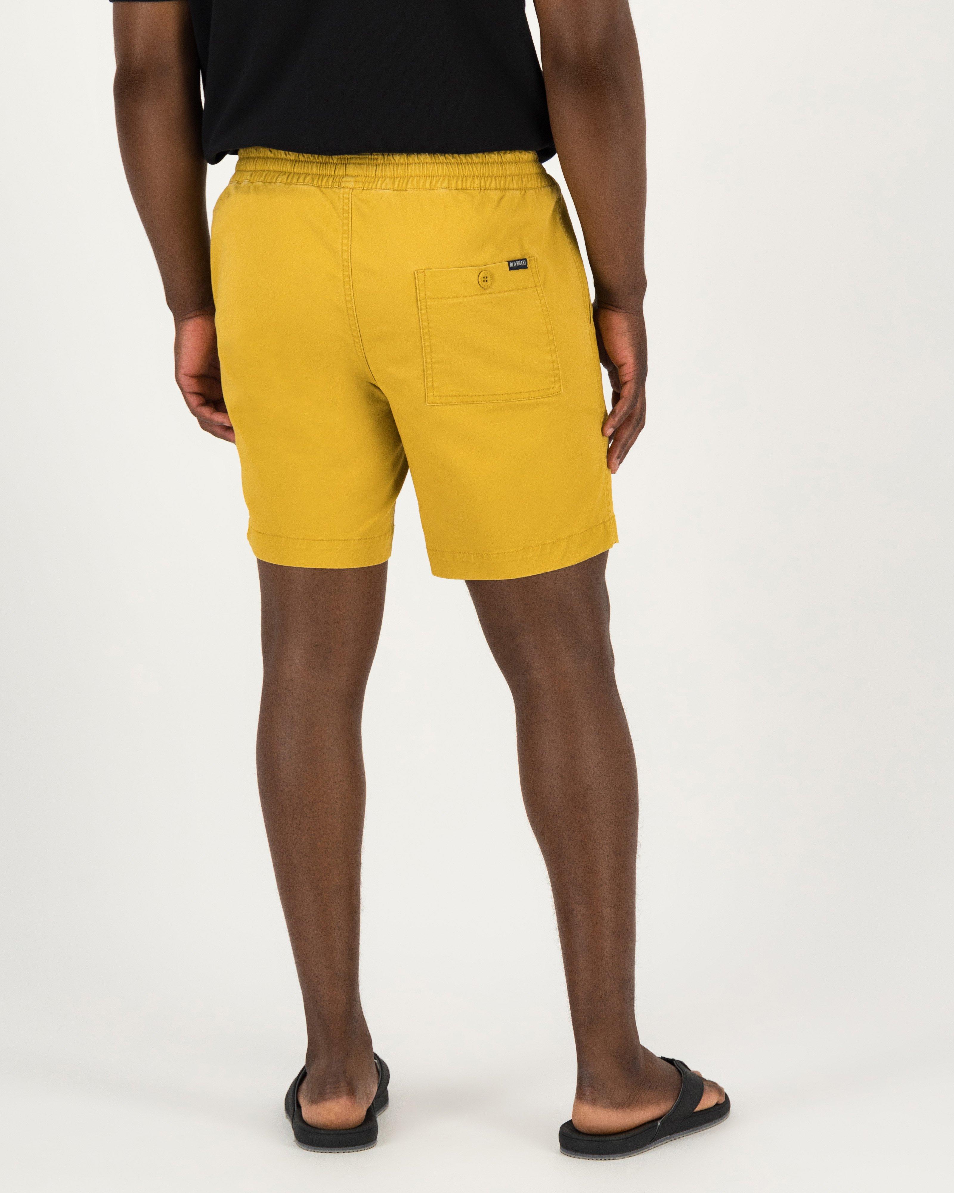 Men's Simon Pull-On Shorts -  Gold