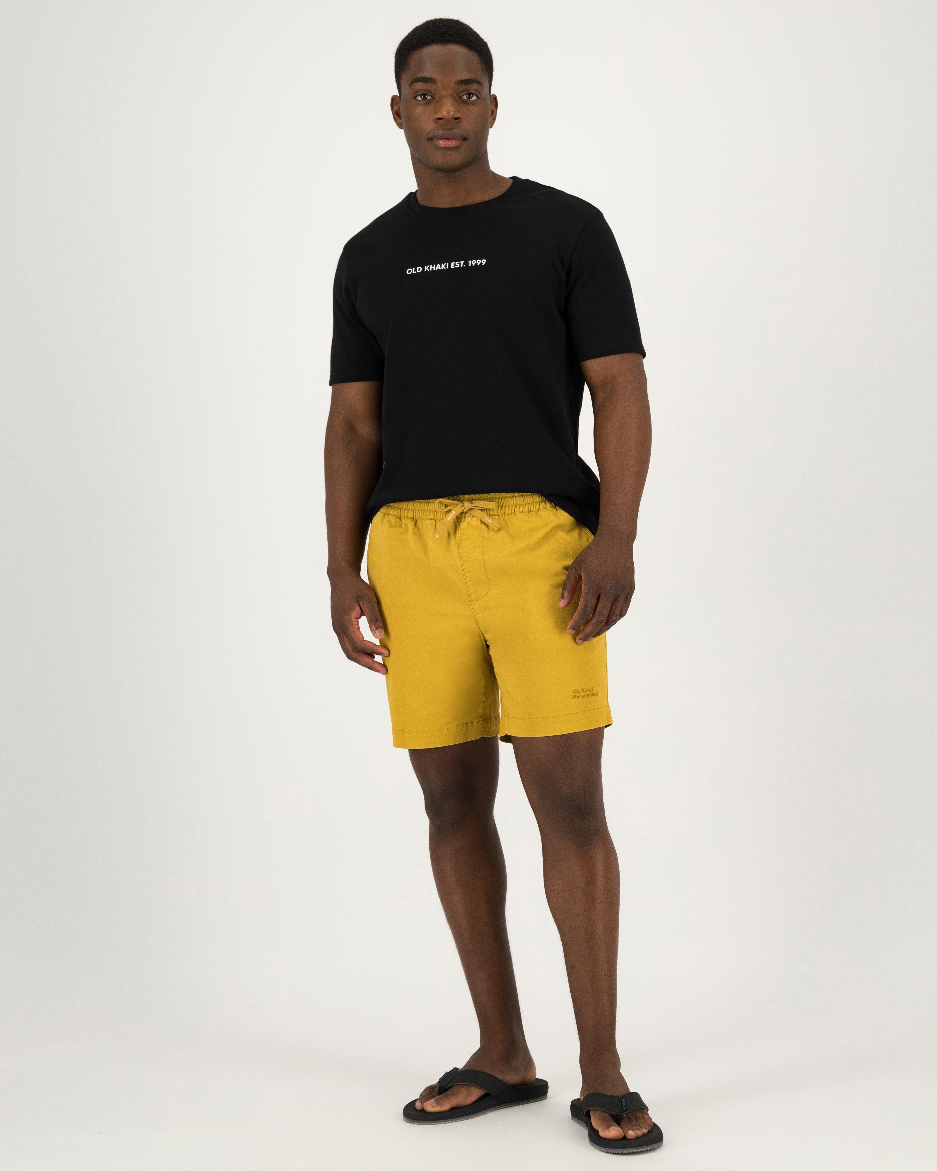 Men's Simon Pull-On Shorts -  Gold