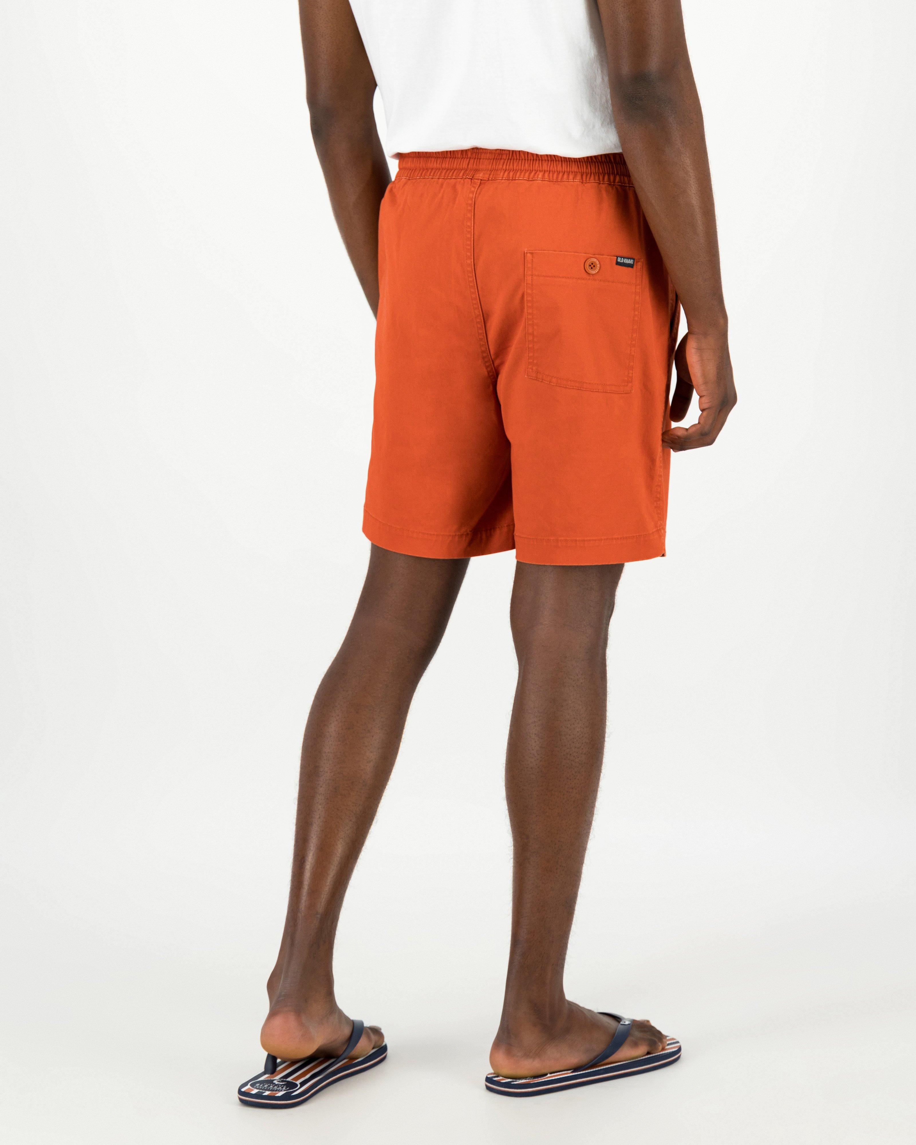 Men's Simon Pull-On Shorts -  Rust