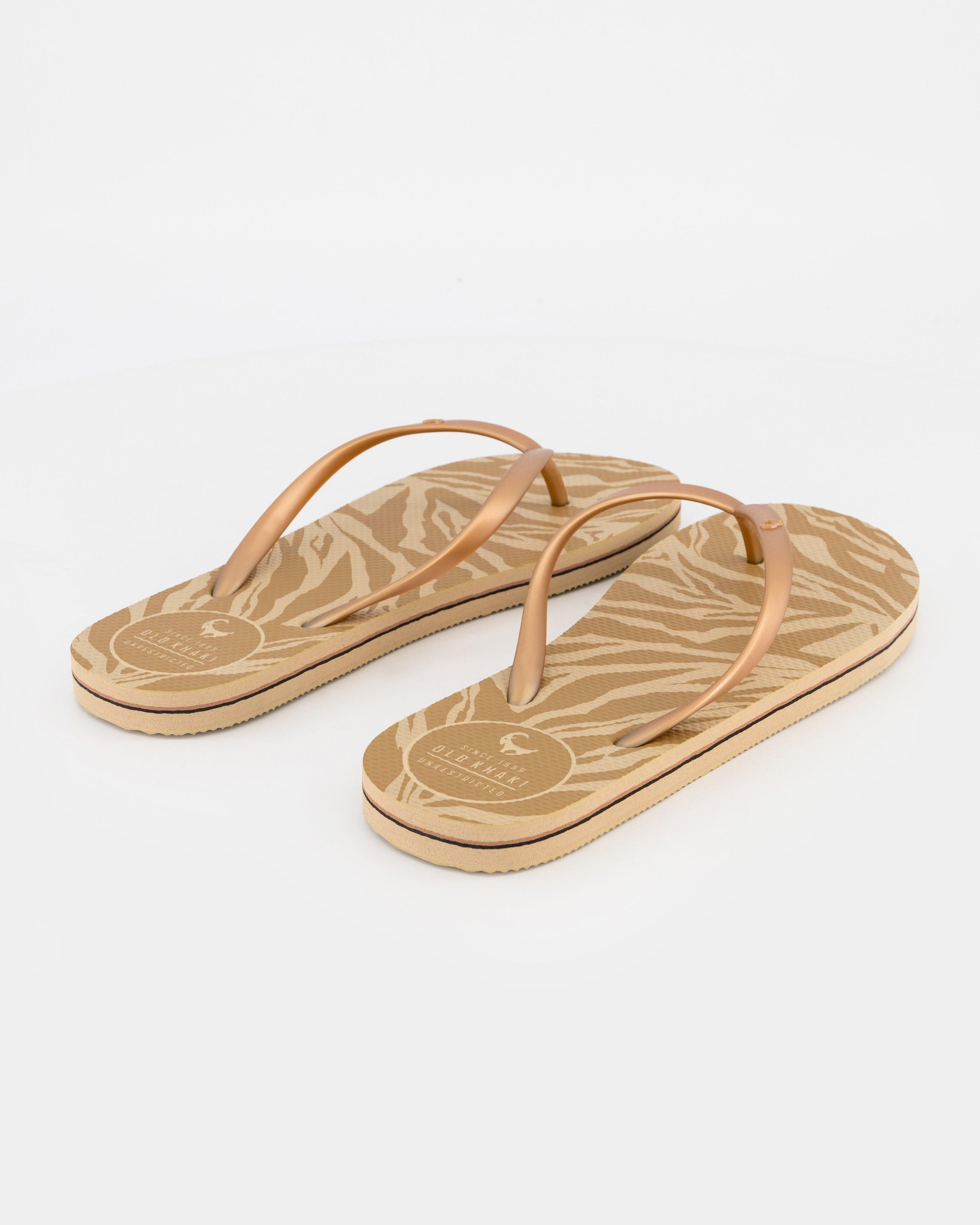 Old Khaki Women's Tide Flip Flops -  Nude