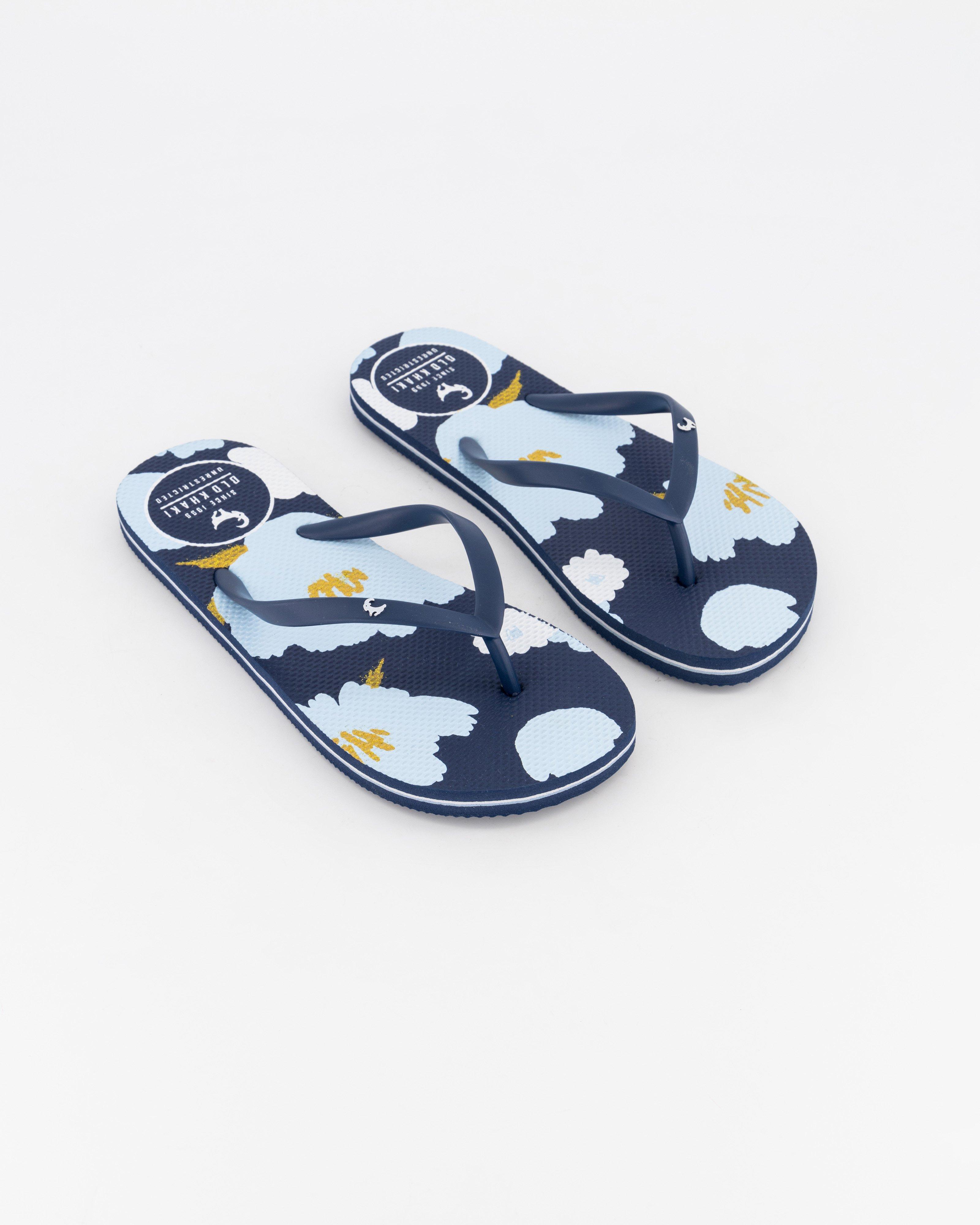 Old Khaki Women's Tide Flip Flops -  Navy