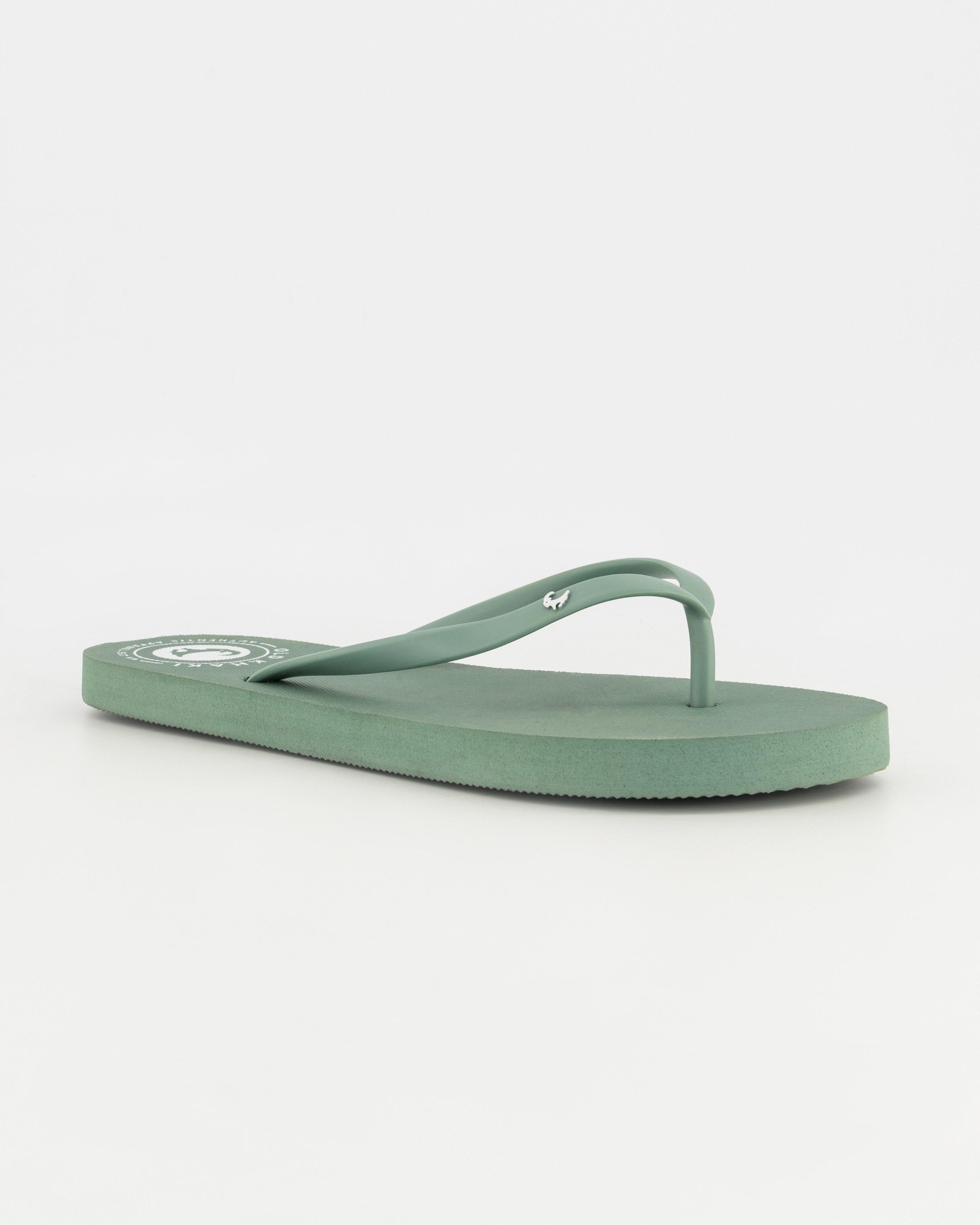 Old Khaki Women's Tide Plain Flip Flops -  Sage