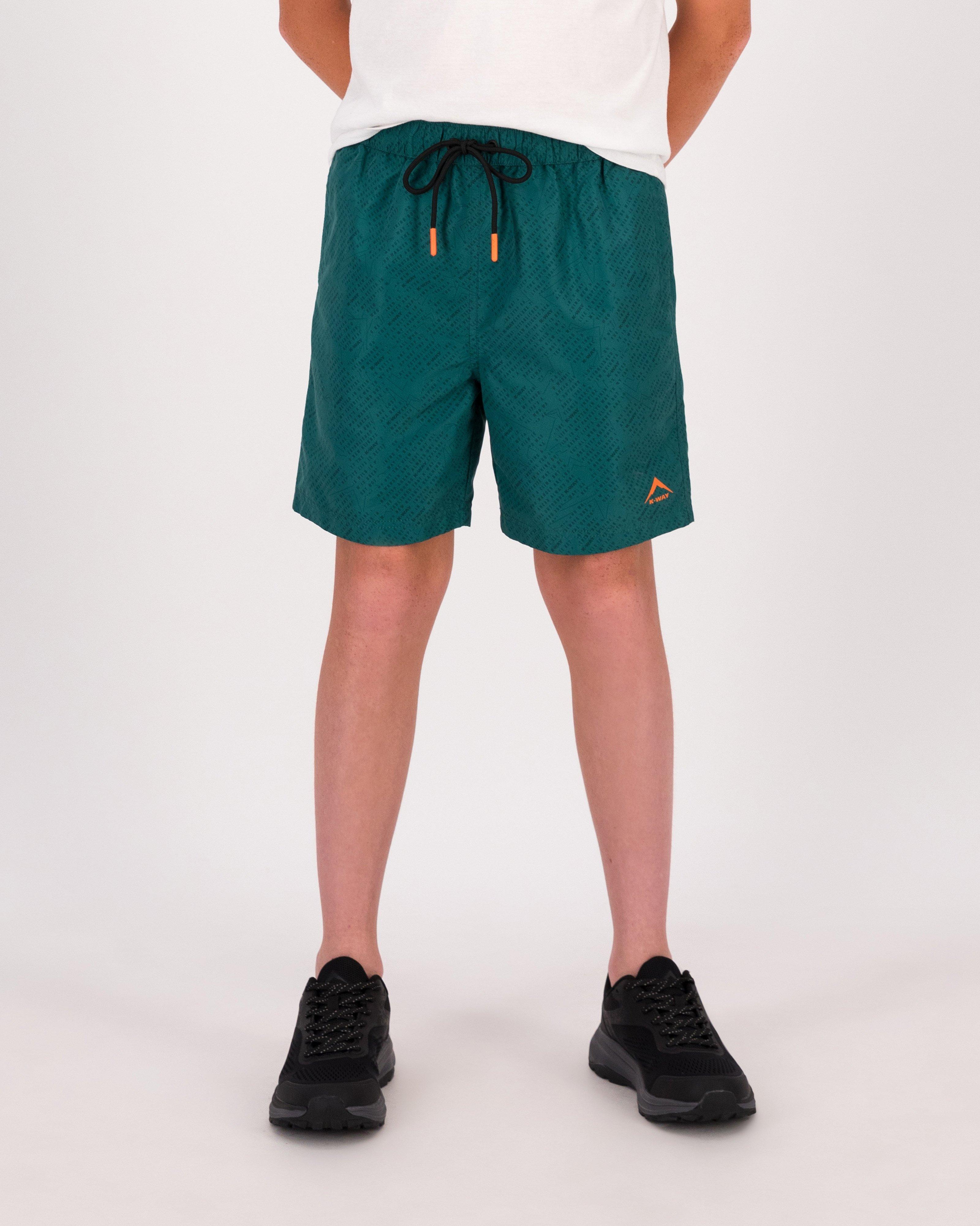 K-Way Youth Boys’ Swim Shorts -  Bottle Green