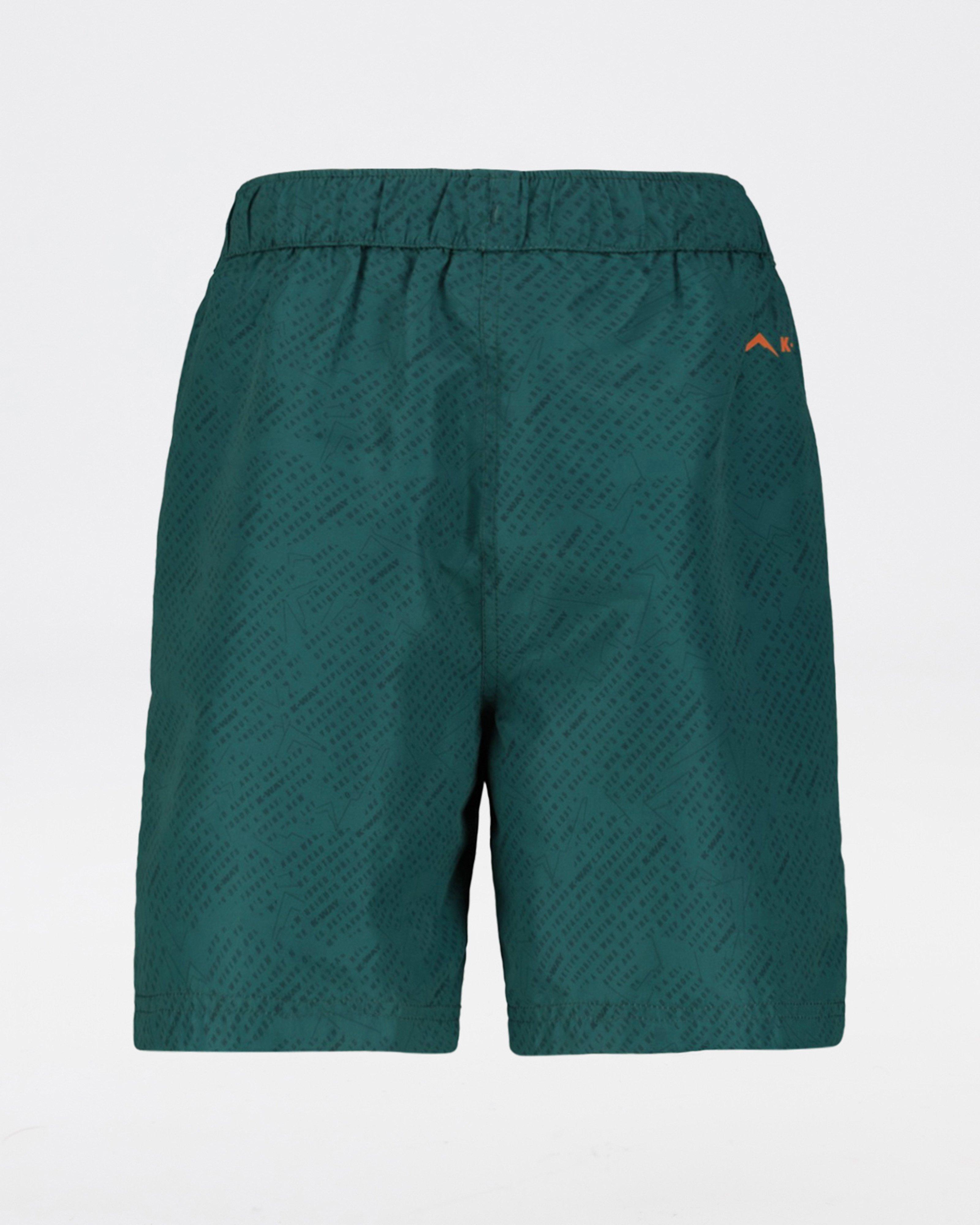 K-Way Youth Boys’ Swim Shorts -  Bottle Green