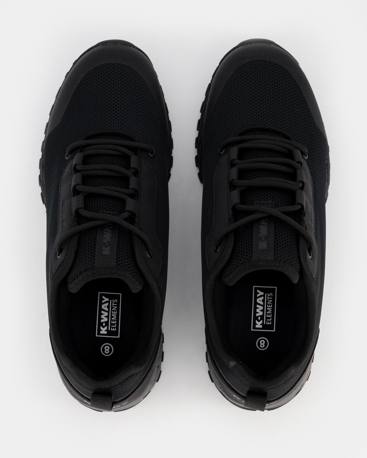 K-Way Elements Men's Alpine Sneakers -  Black