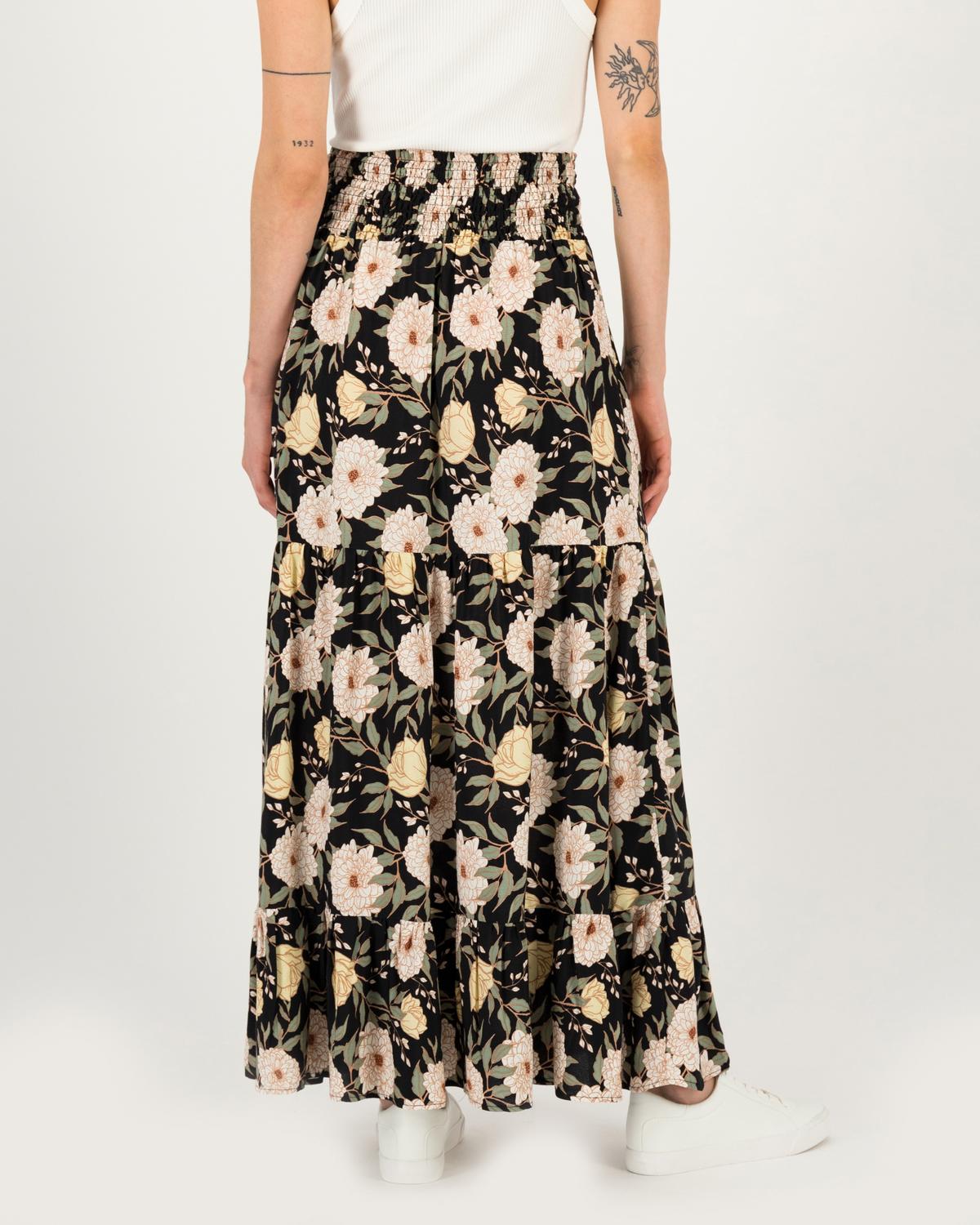 Women's Joelle Tiered Maxi Skirt | Old Khaki