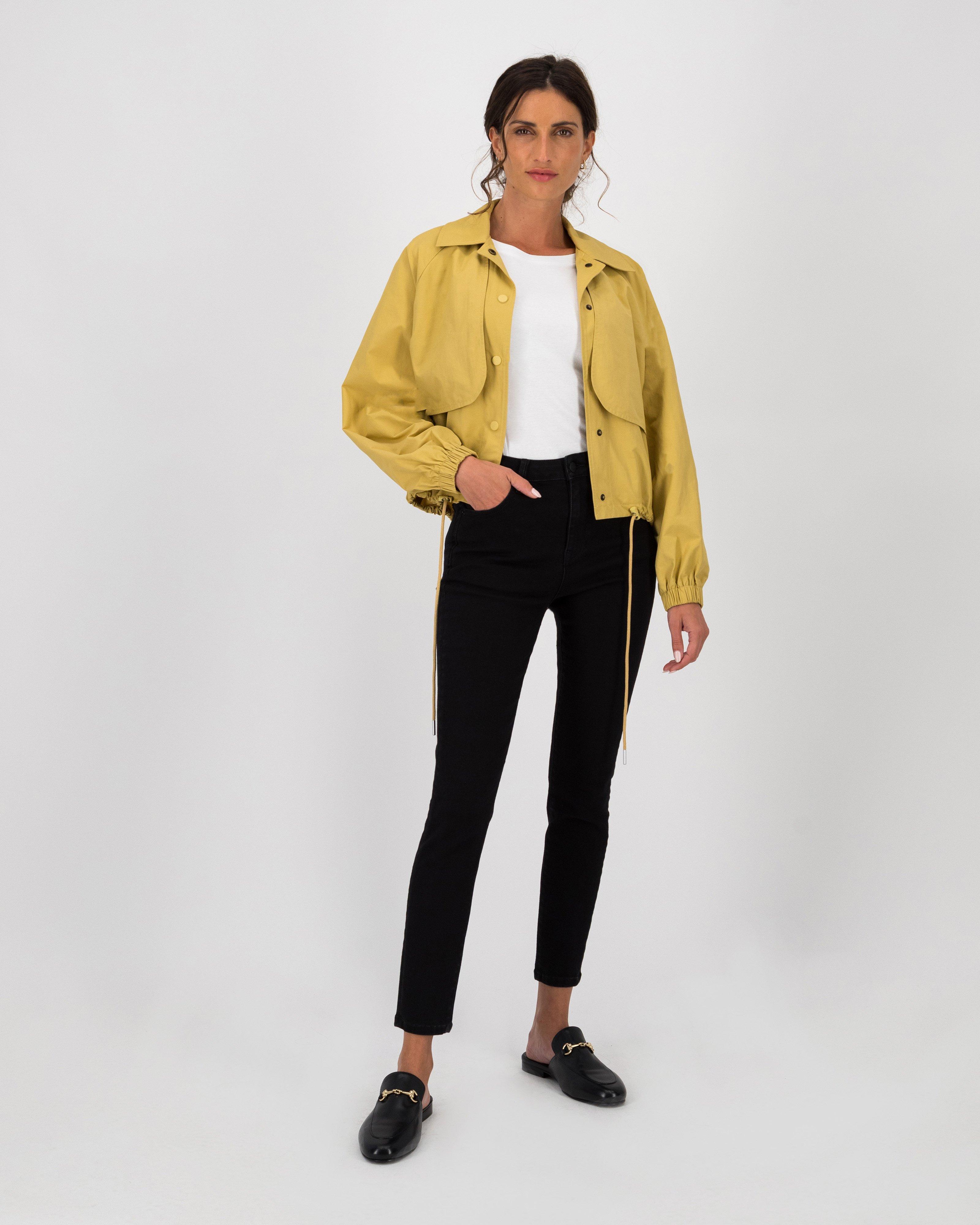 Ayla Cropped Jacket -  Ochre