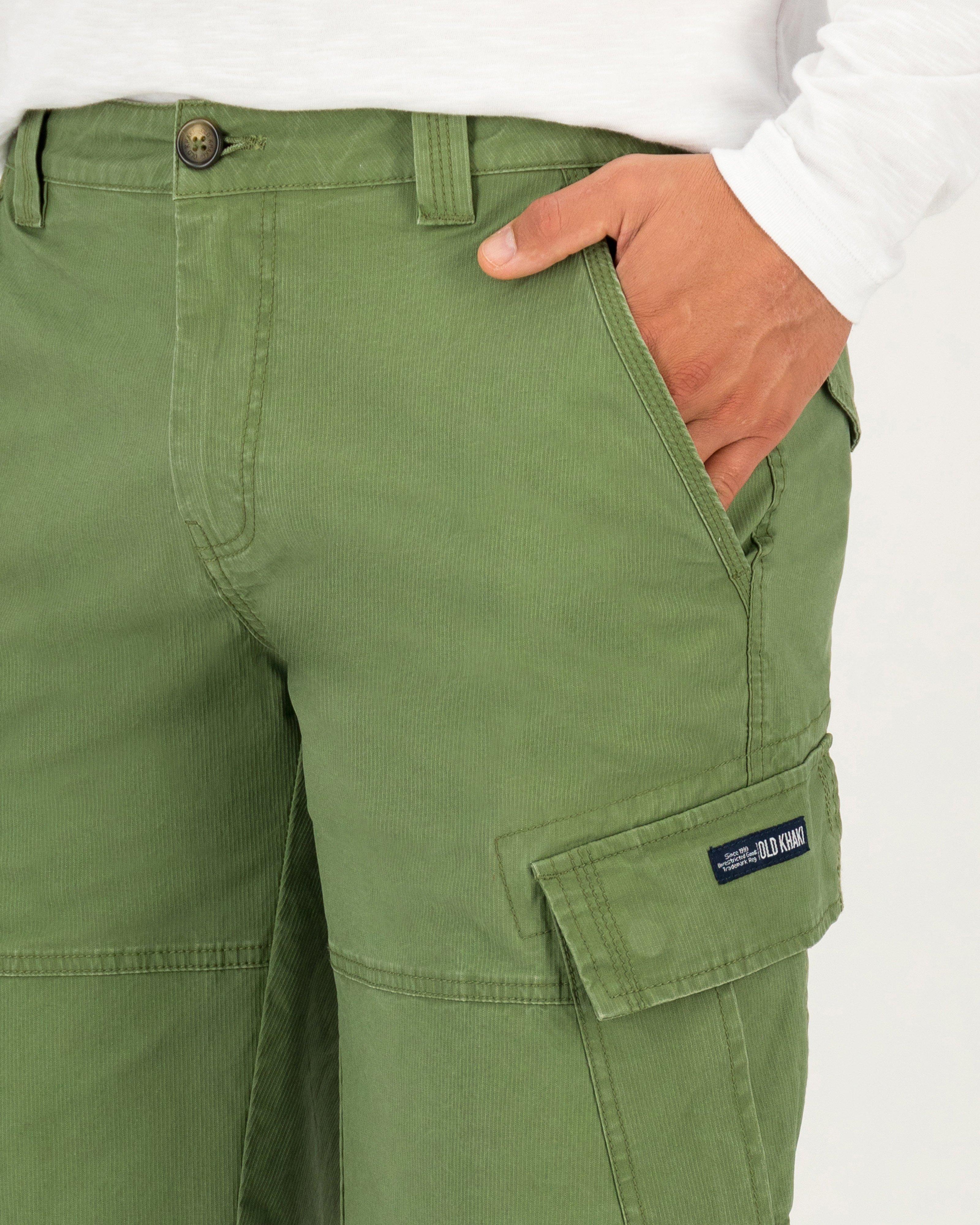 Men's Simba Cargo Shorts -  Olive