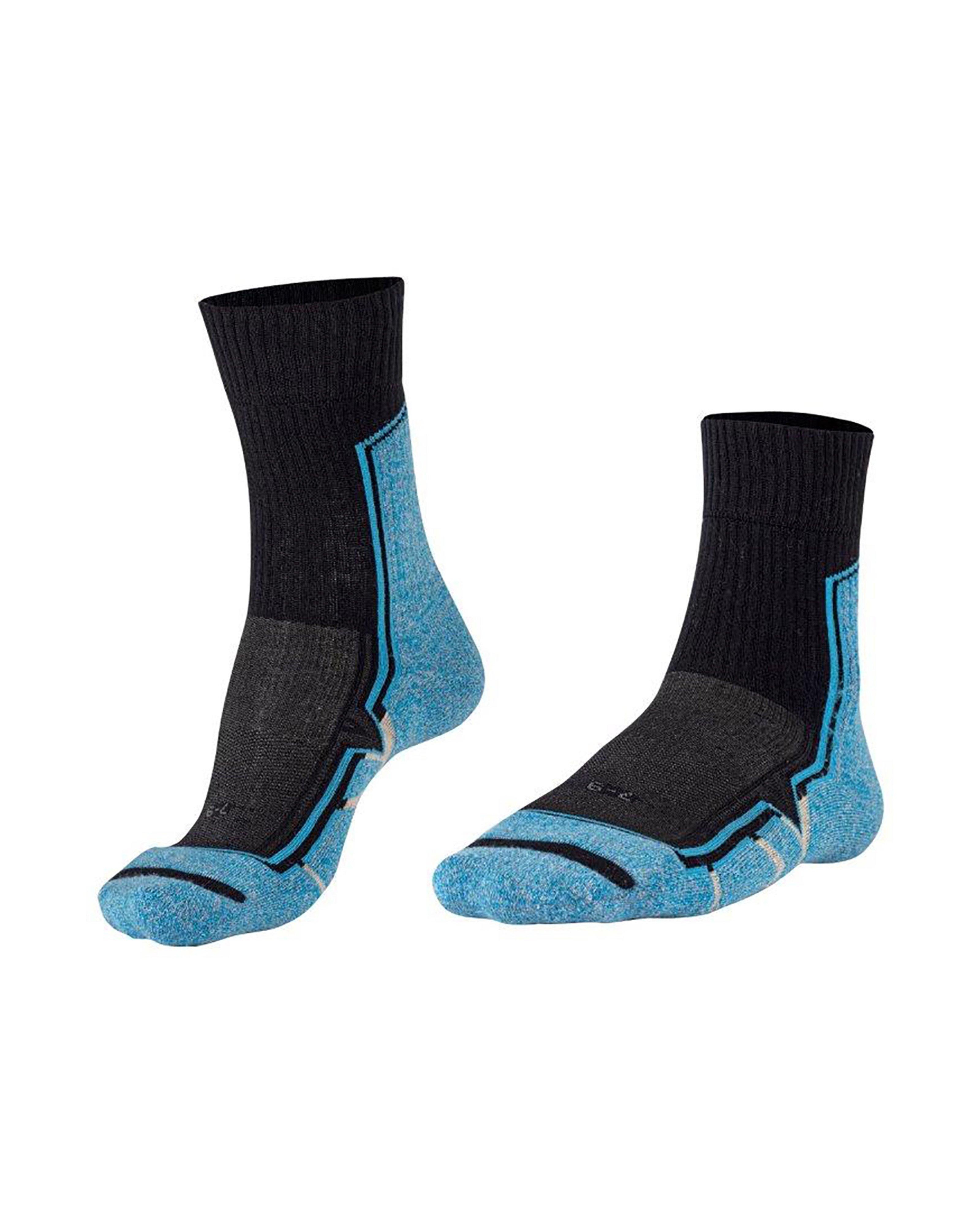 Falke Silver Hiker Crew Socks -  Black