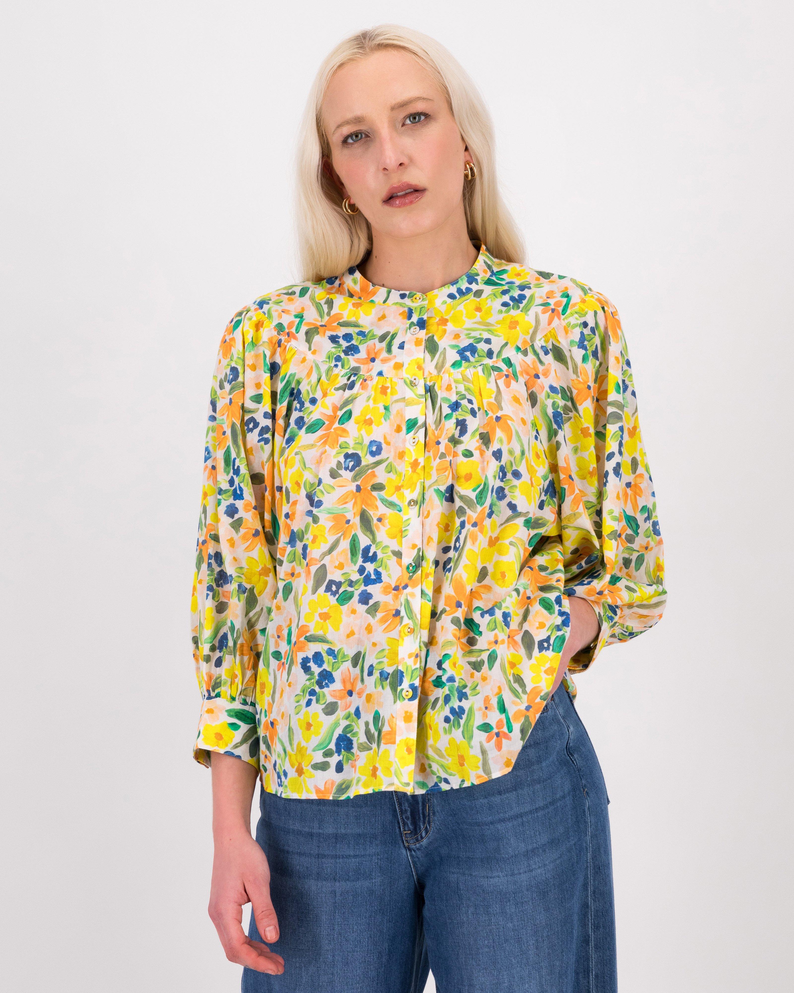 Thalia Printed Blouse - Poetry Clothing Store