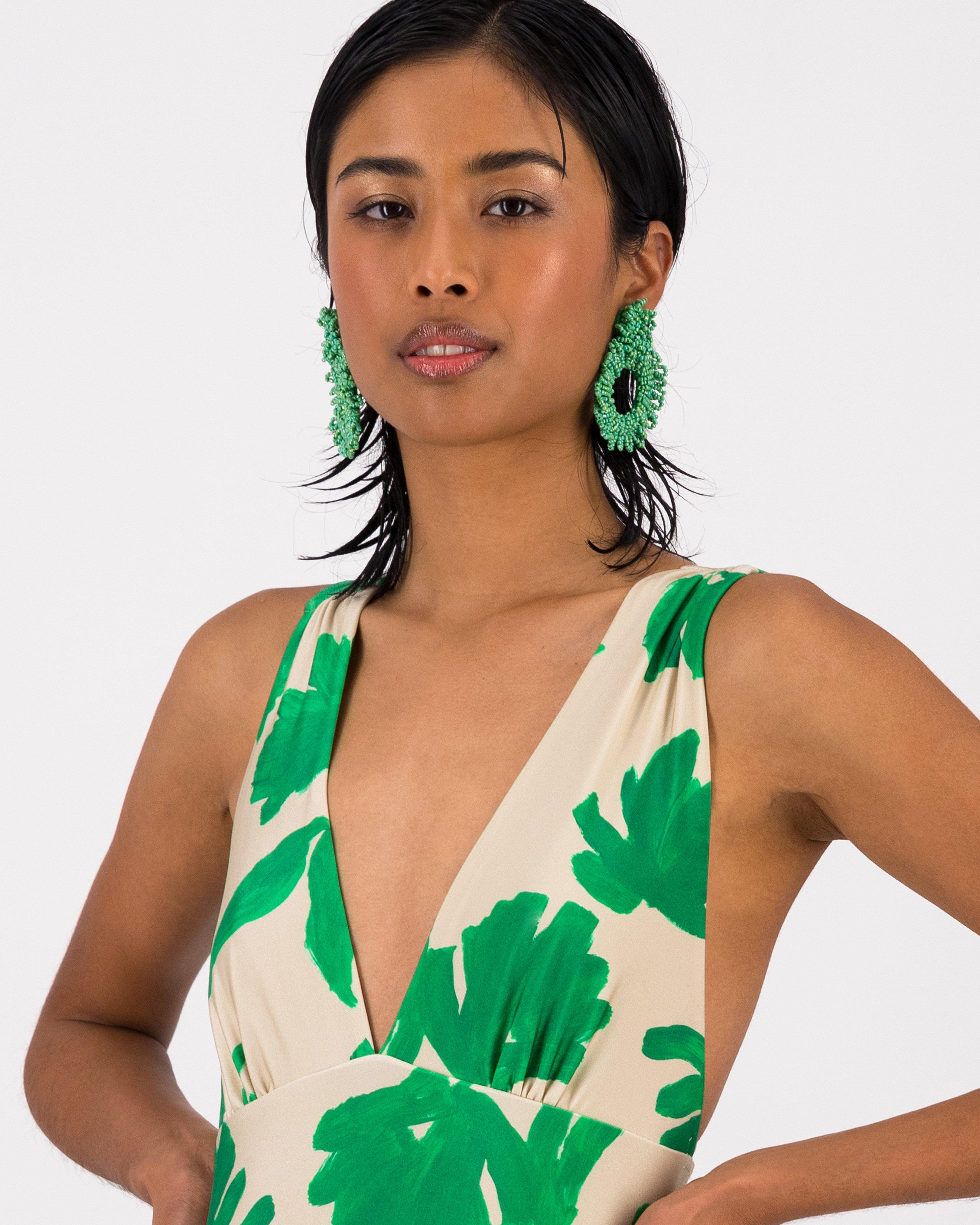 Jamie One-Piece Swimsuit -  Green