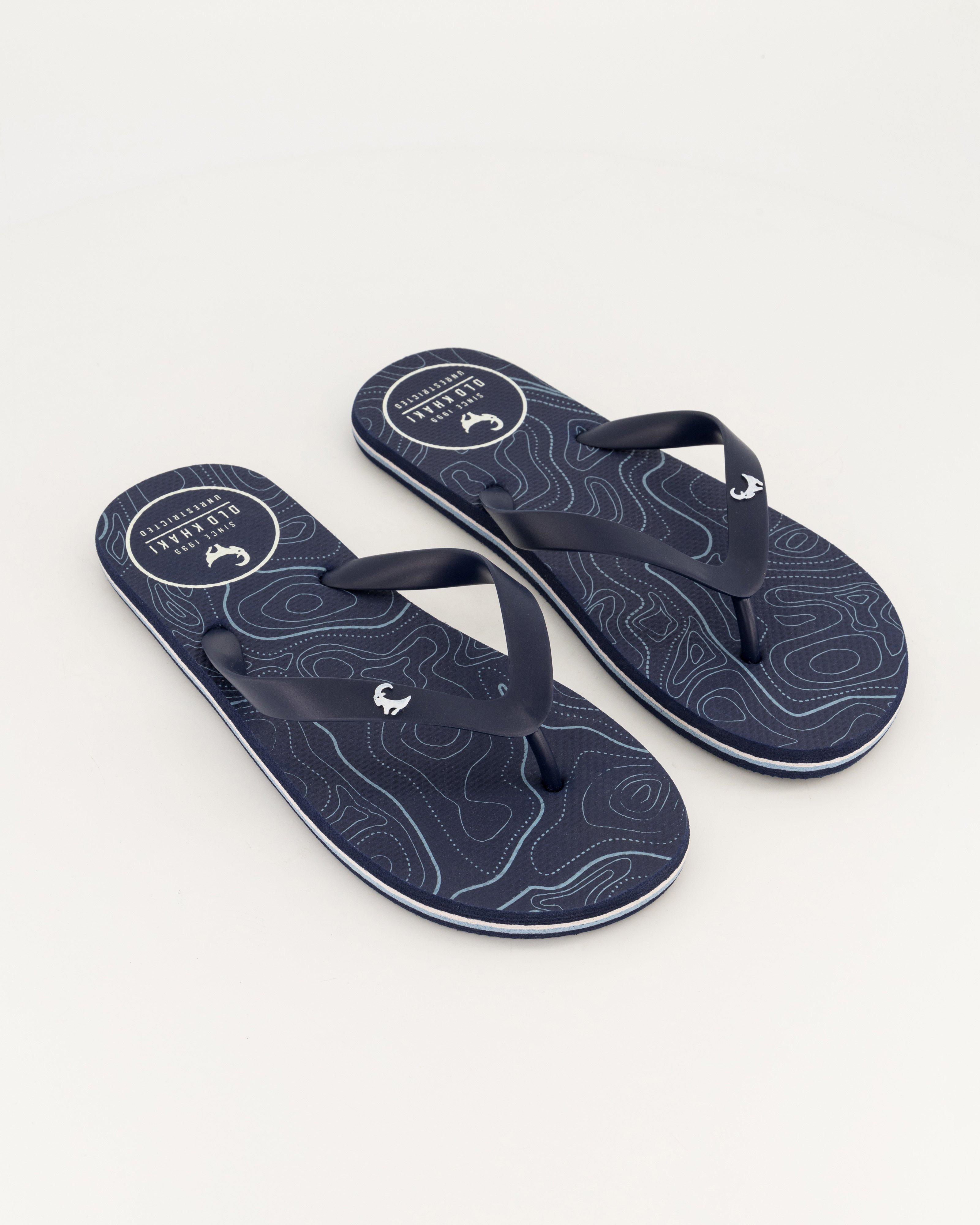 Old Khaki Men's Pacifico Flip Flops -  Navy