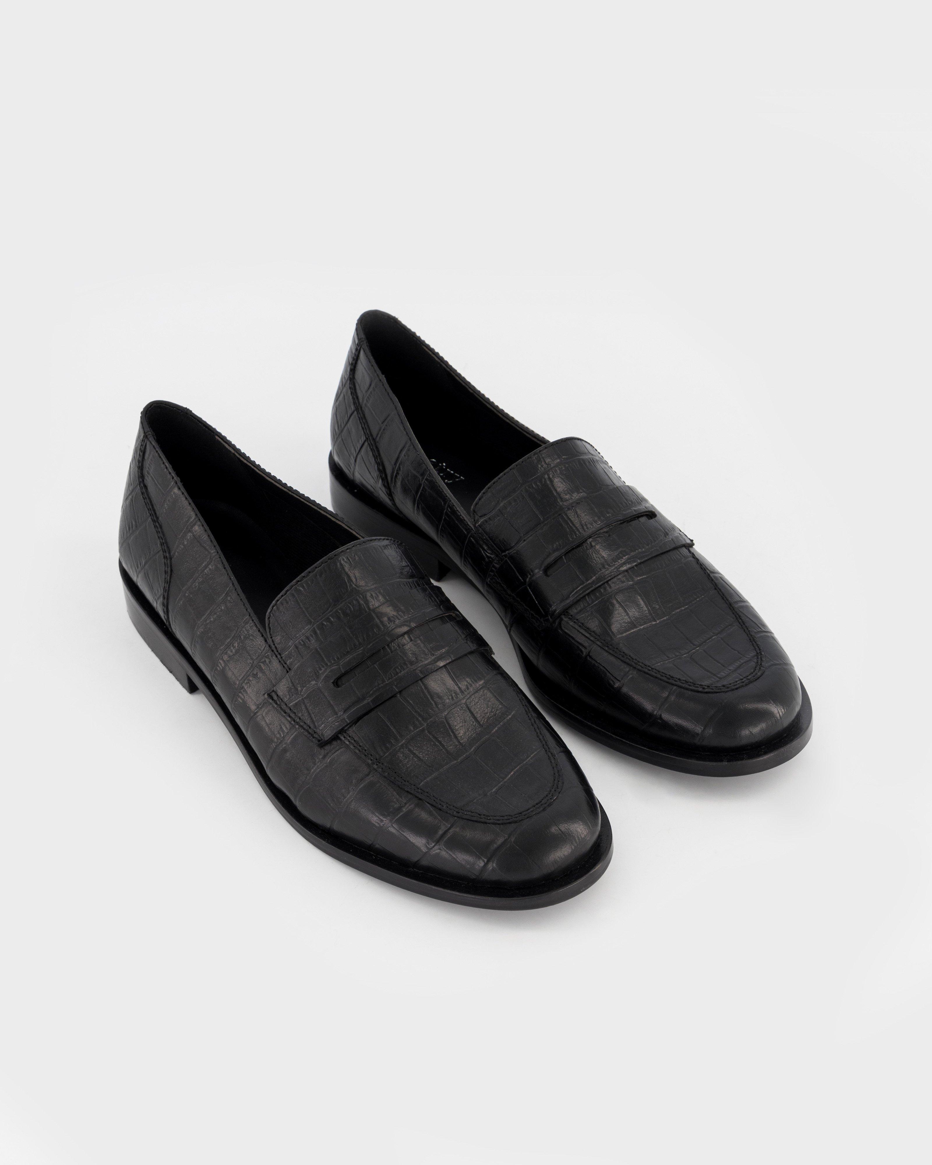 Kiaz Leather Loafer -  Black