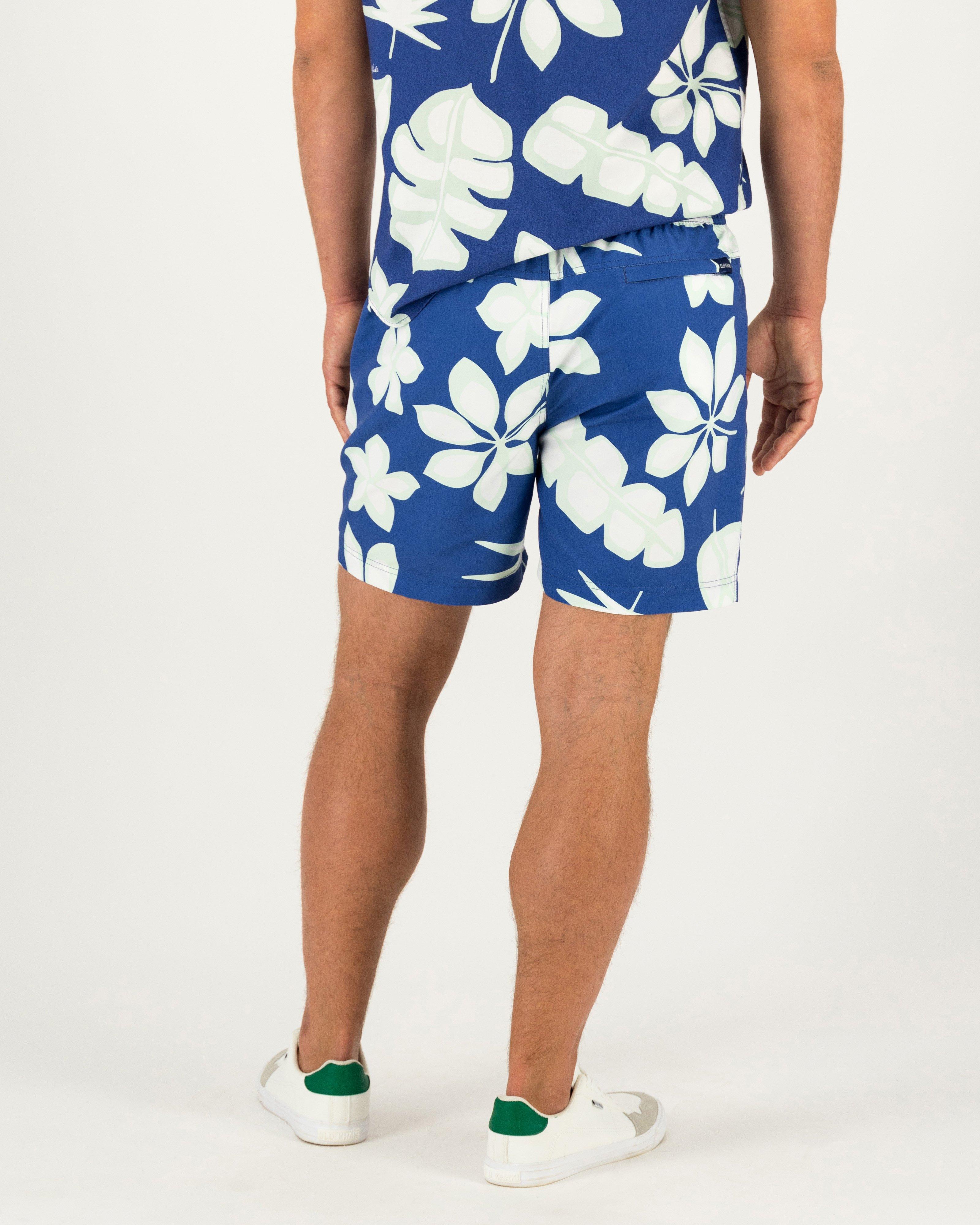 Men's Teddy Swim Shorts -  Blue