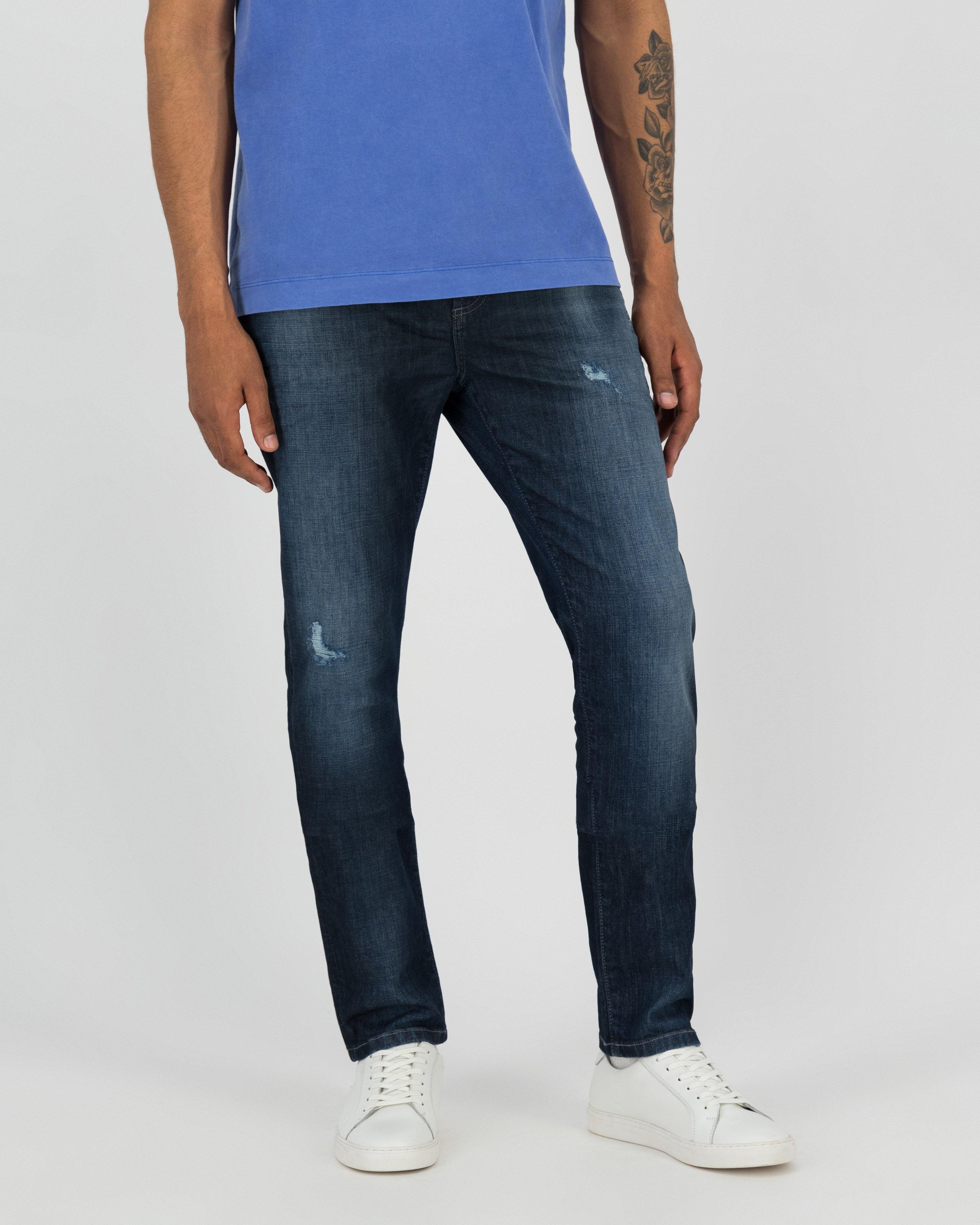Khaki Skinny Stretch Denim Jeans - Maeva