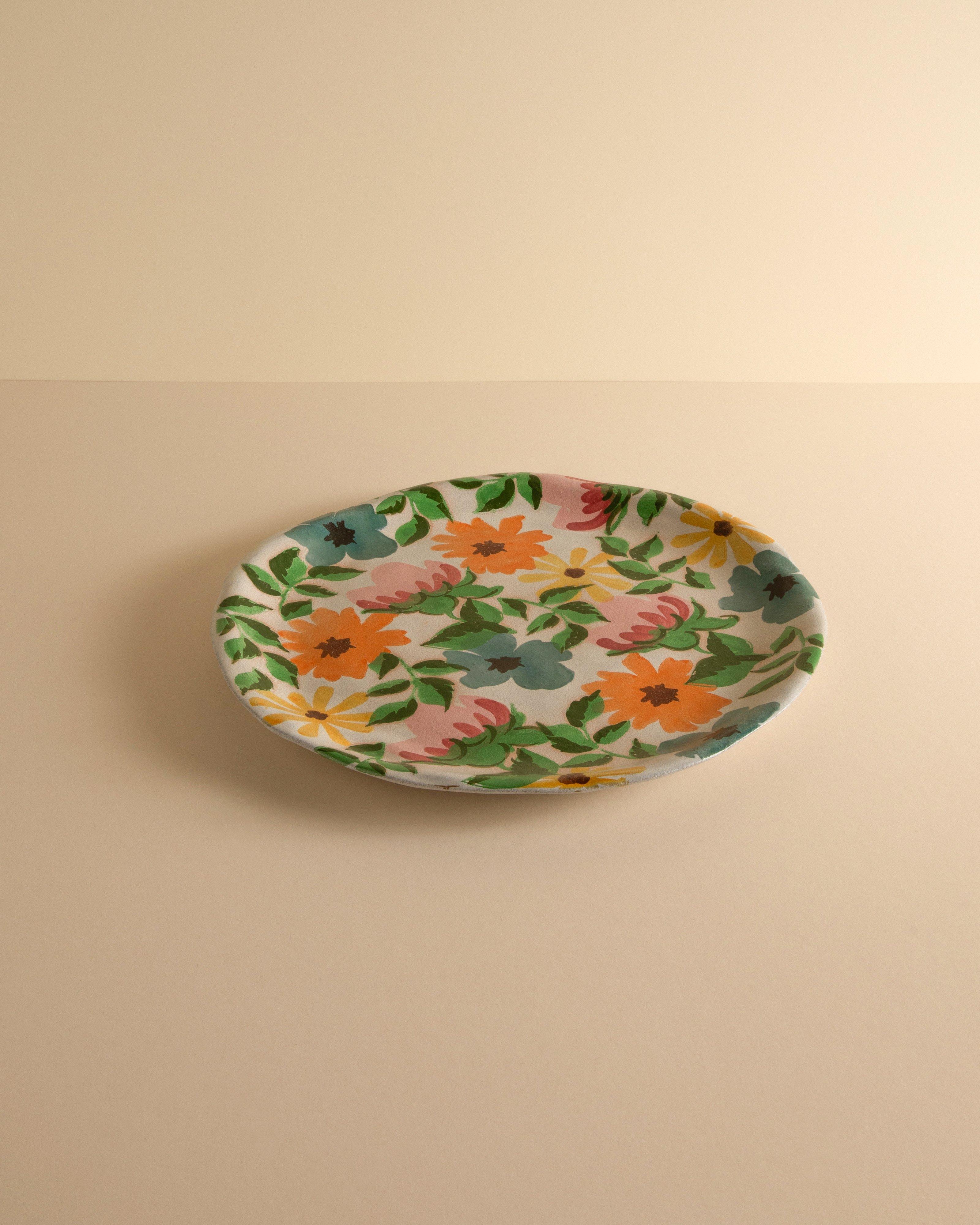 Floral Serving Platter -  Assorted
