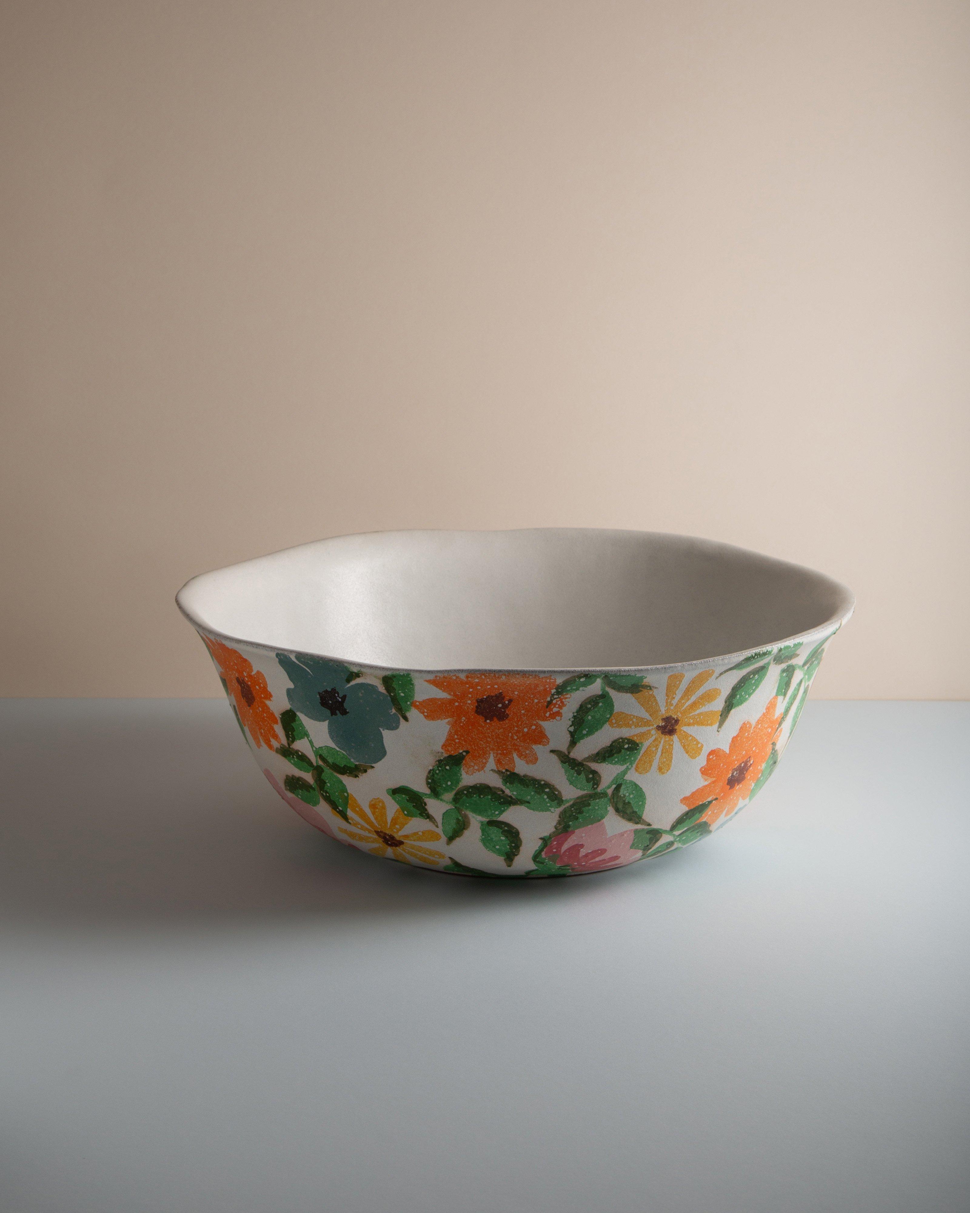Floral Large Bowl -  Assorted