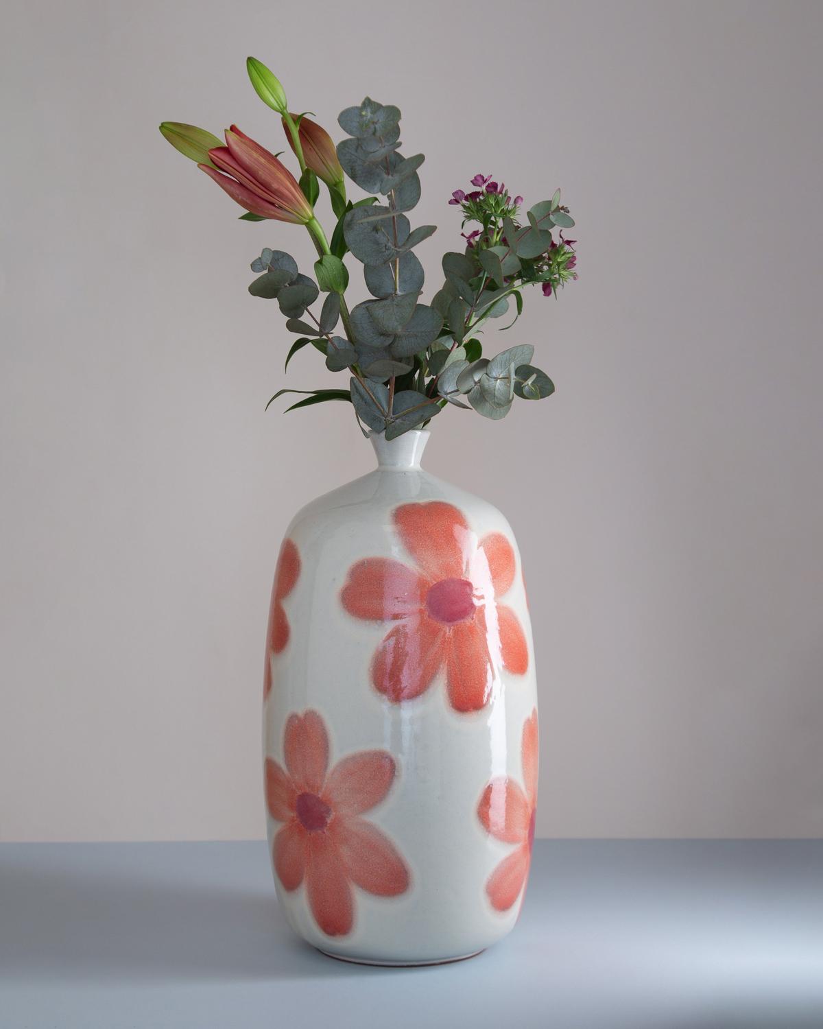 Flower Large Vase -  Pink