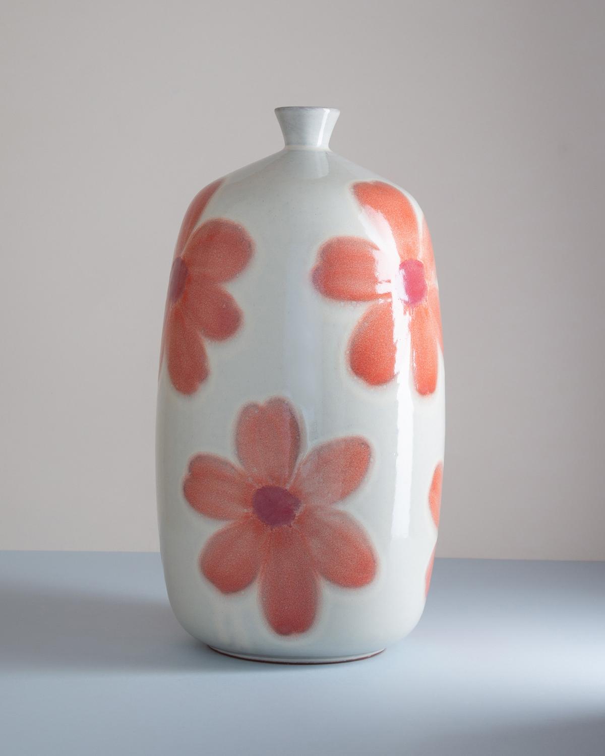 Flower Large Vase -  Pink