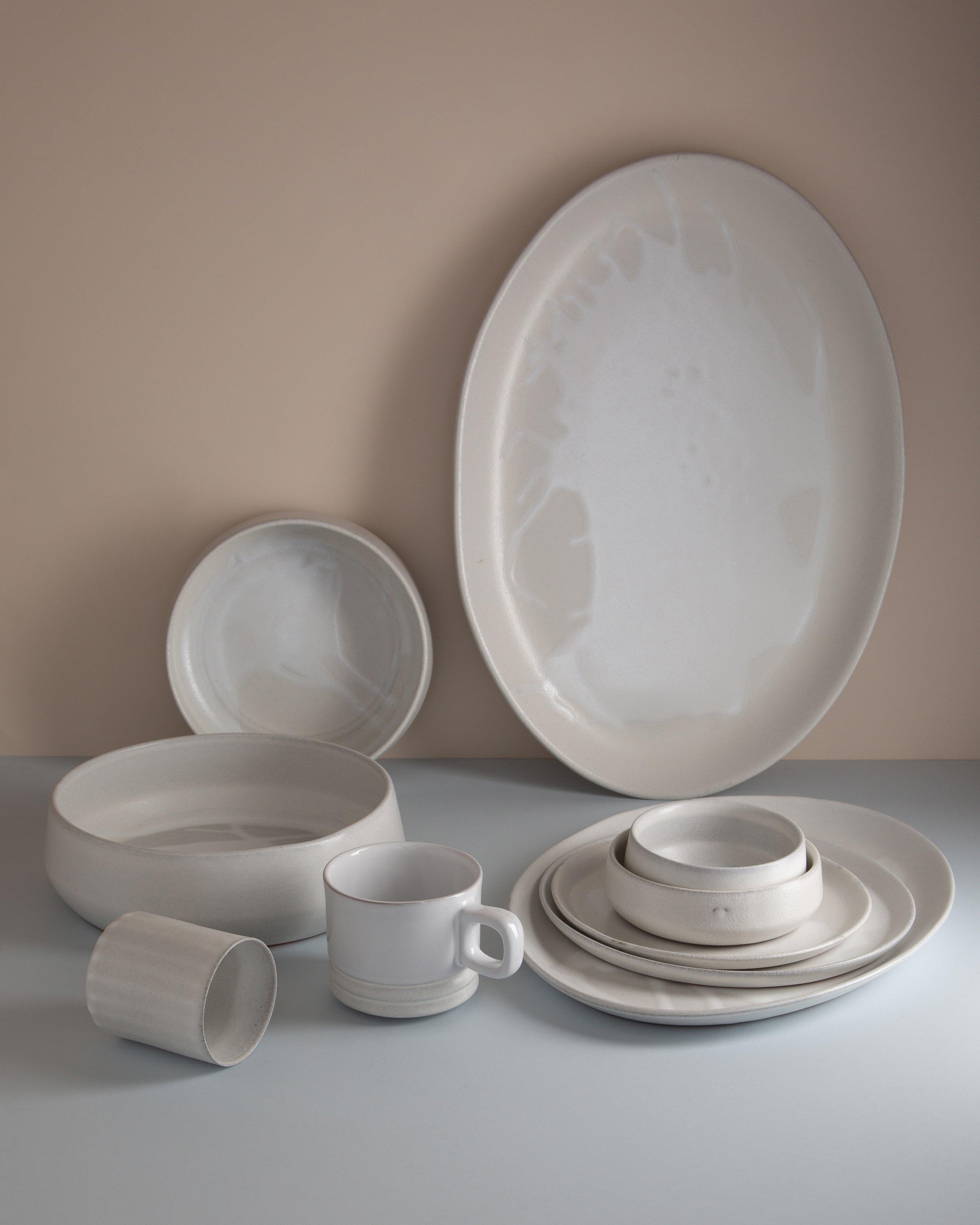 Eva Platter Large -  White