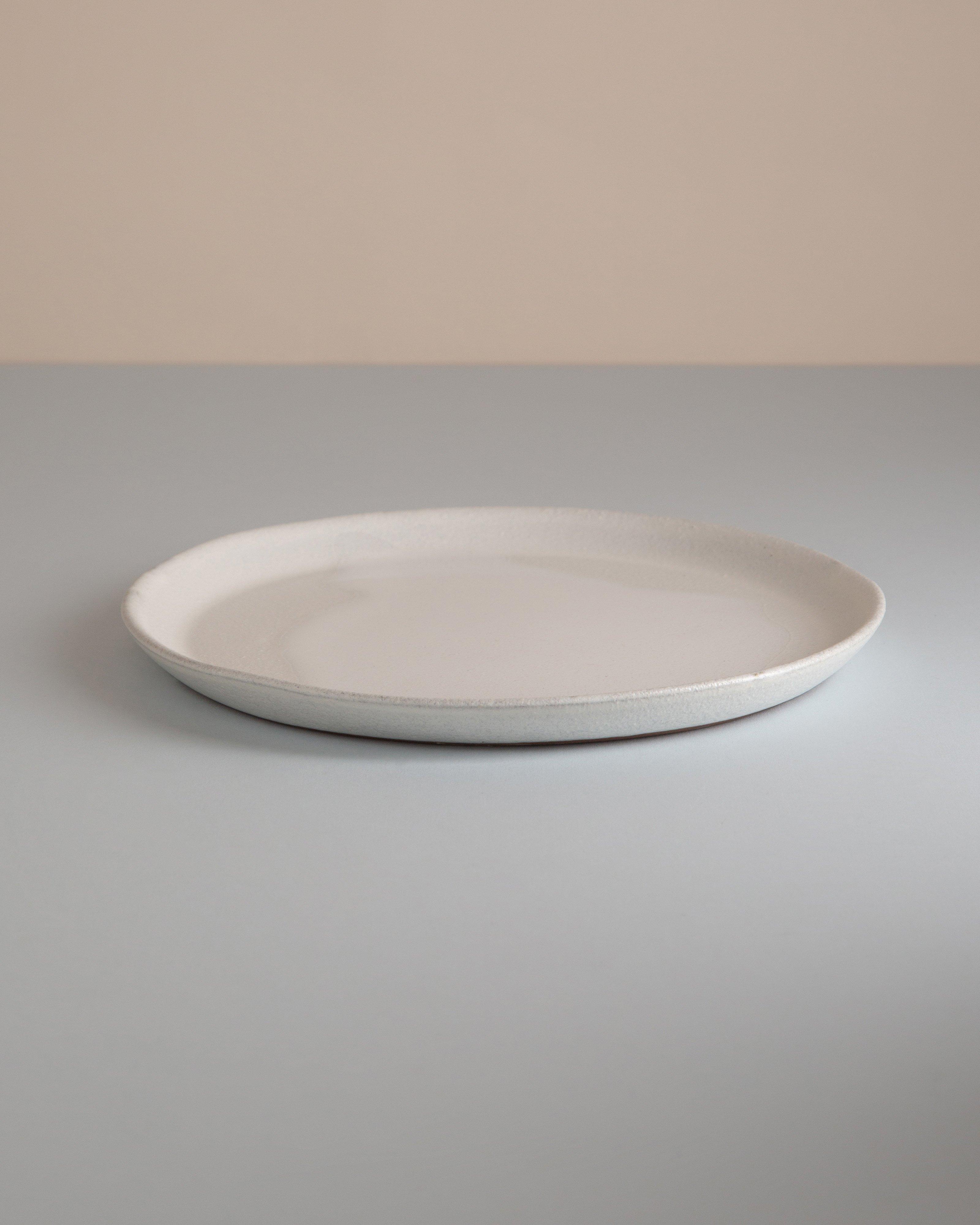 Eva Salad Plate -  White