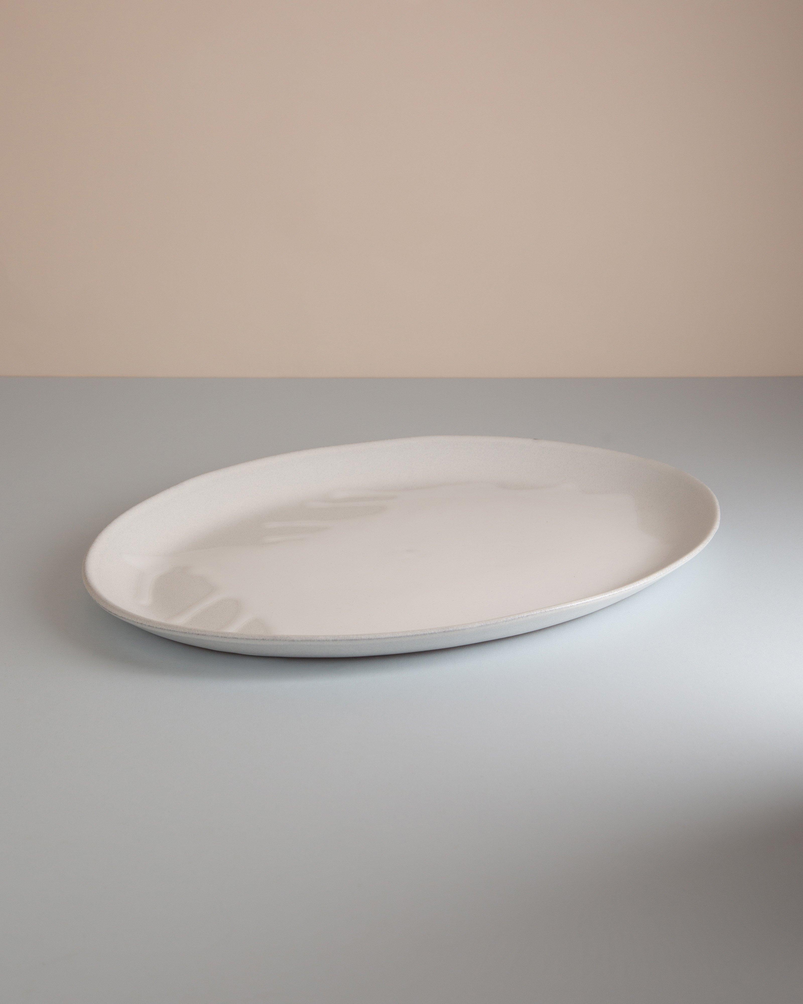 Eva Platter Medium -  White