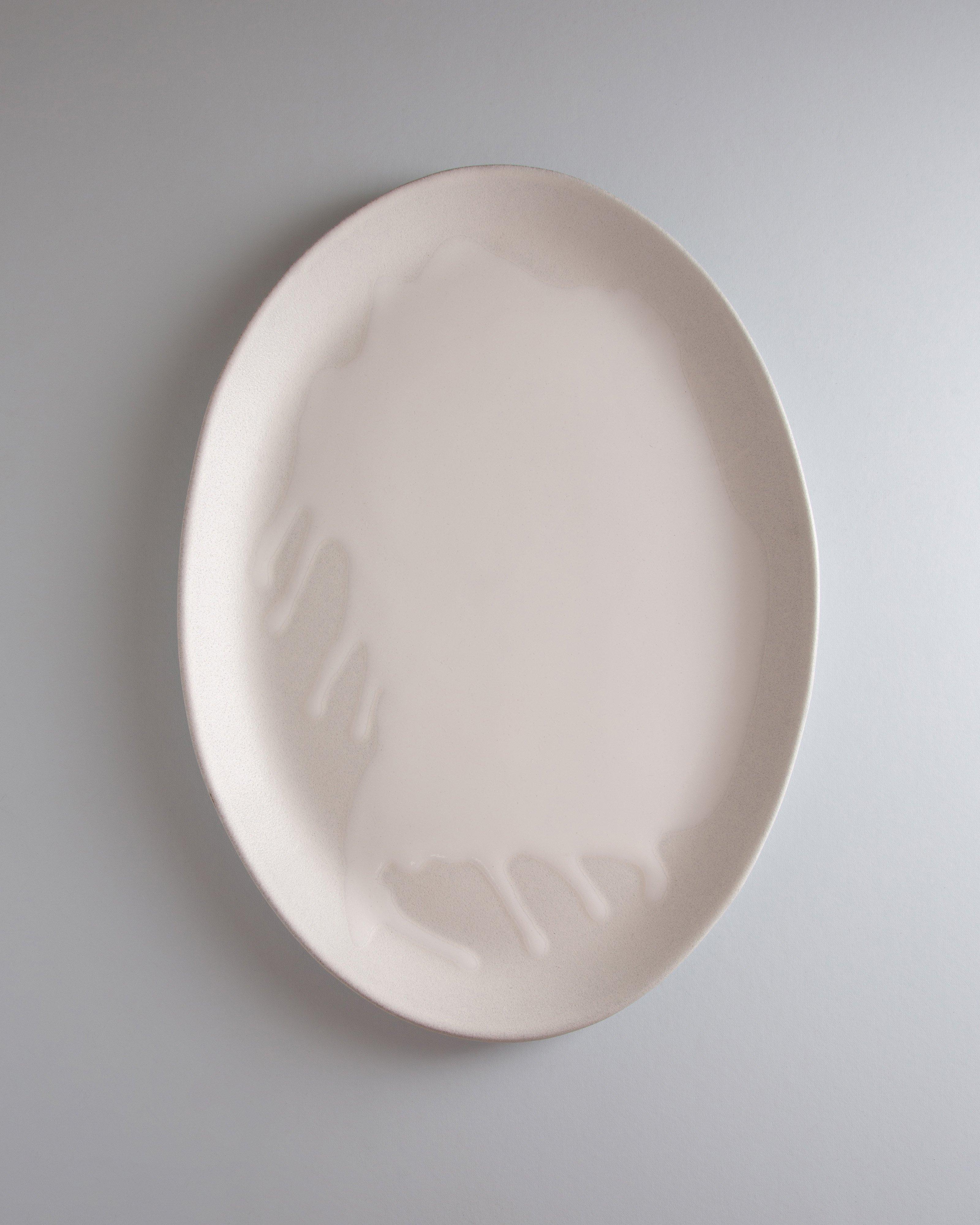 Eva Platter Medium -  White