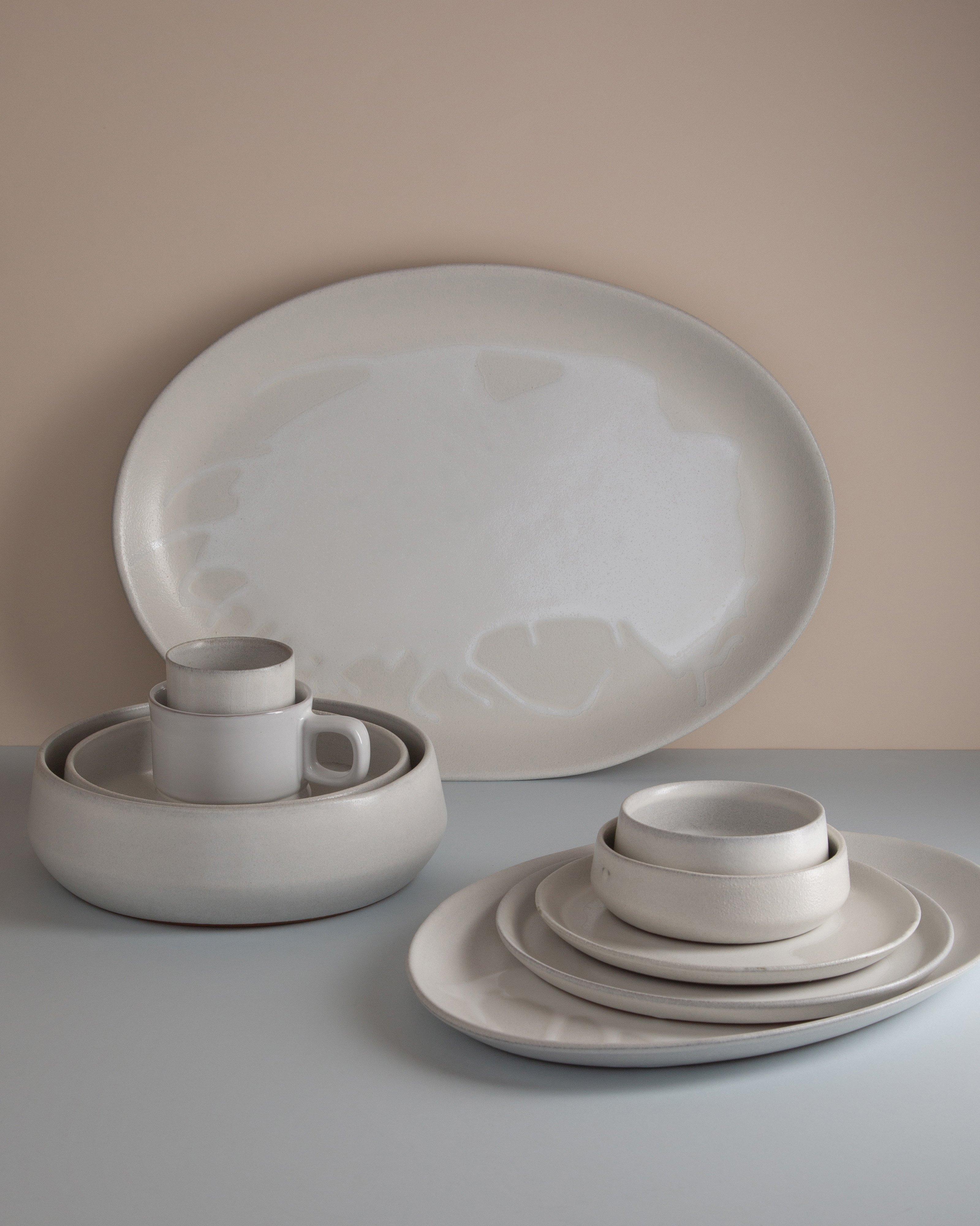 Eva Raw Base Mug -  White