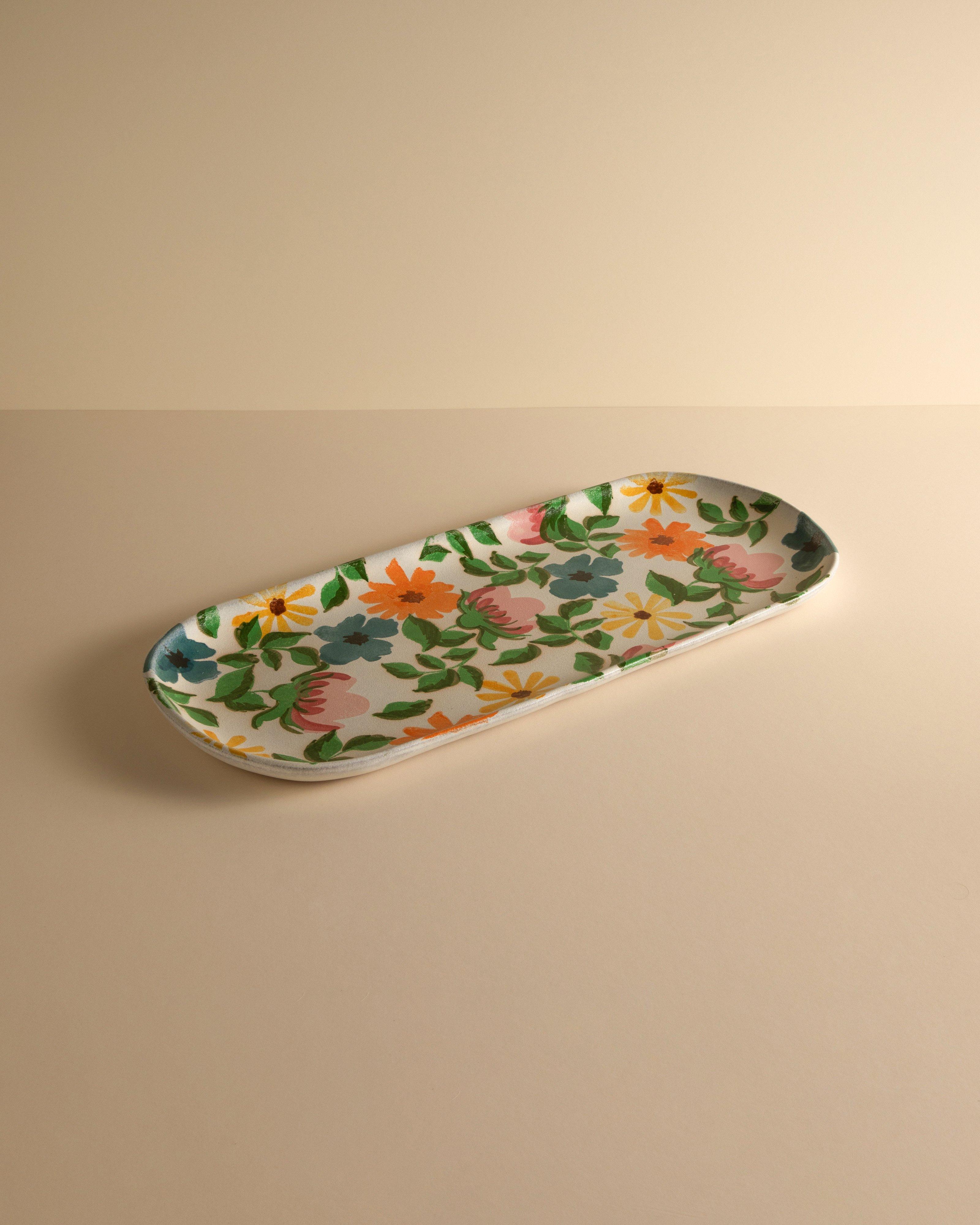 Floral Oval Platter -  Assorted