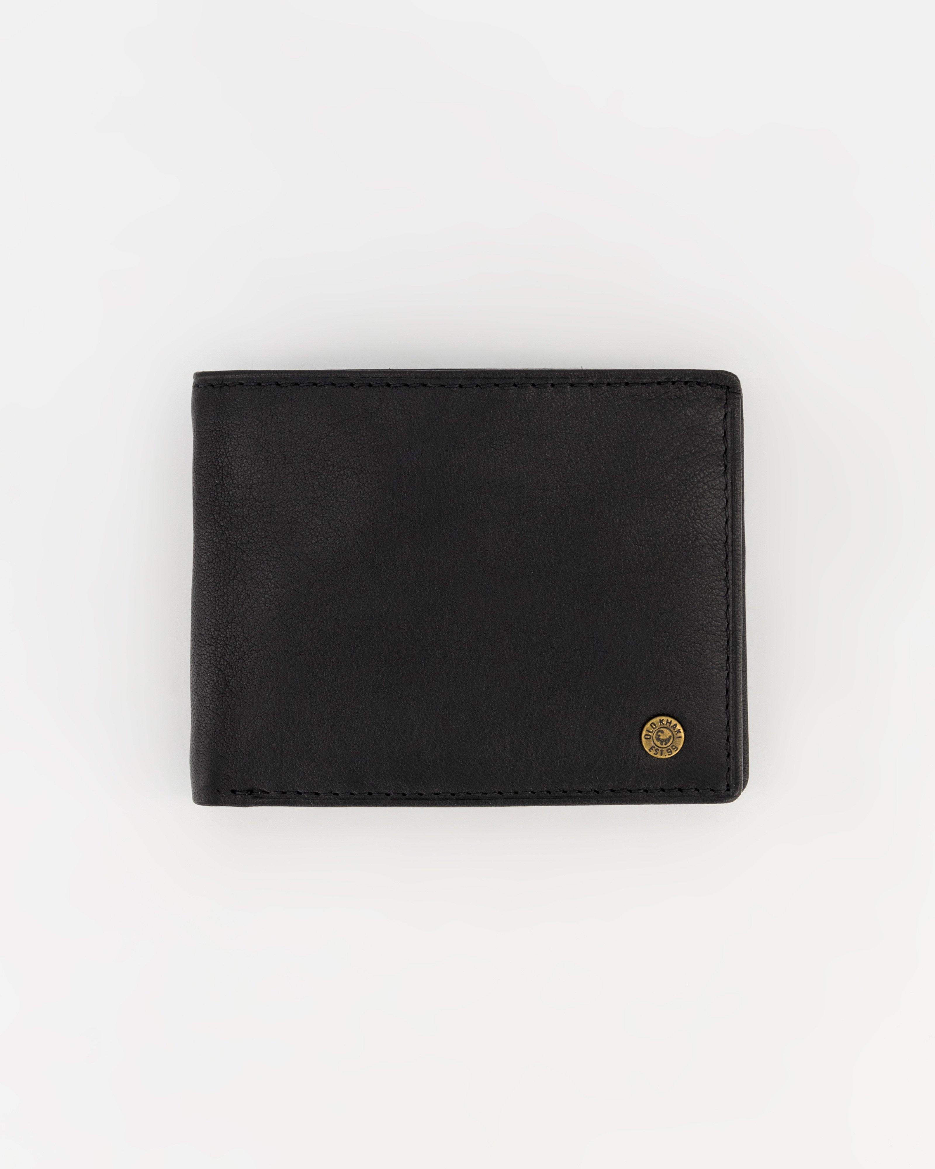 Men's Dale Leather Wallet -  Black