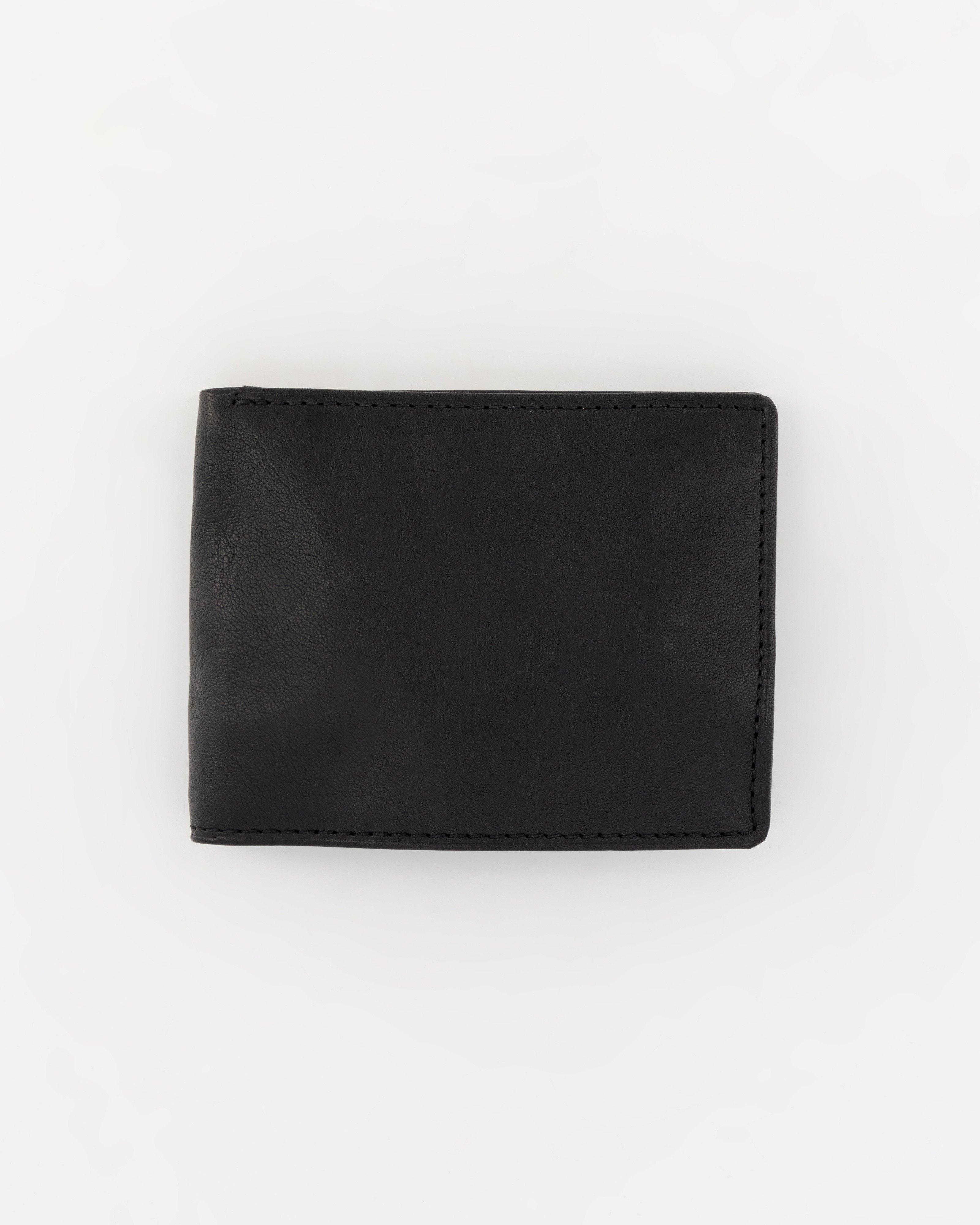 Men's Dale Leather Wallet -  Black