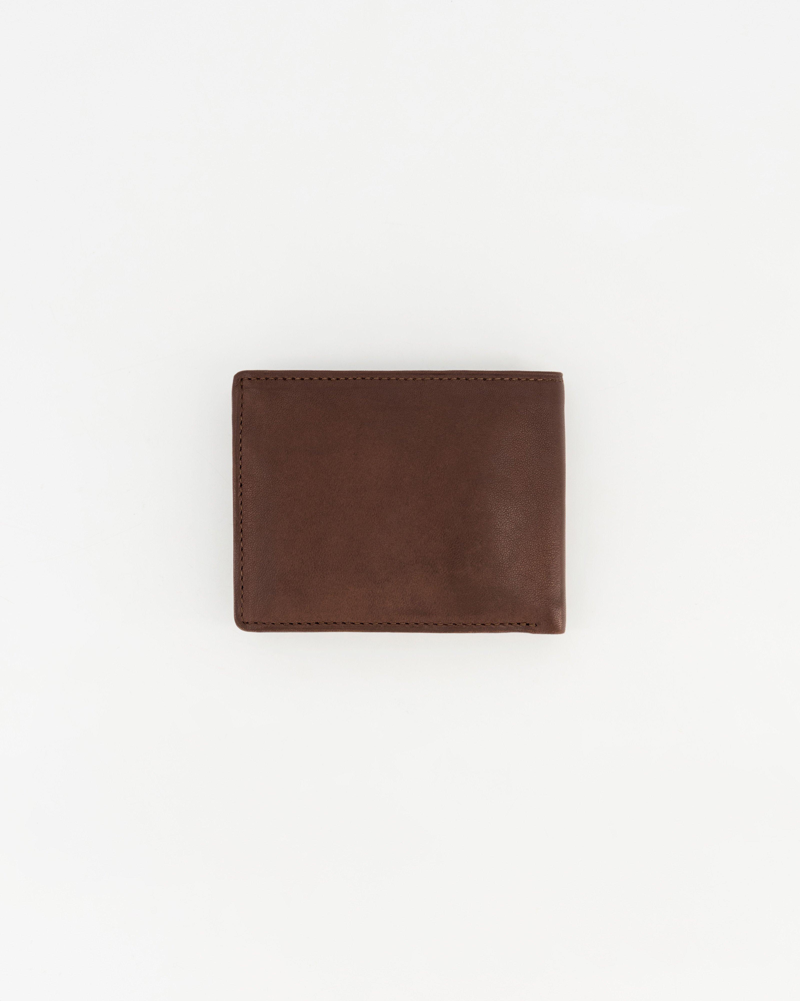 Men's Dale Leather Wallet -  Brown