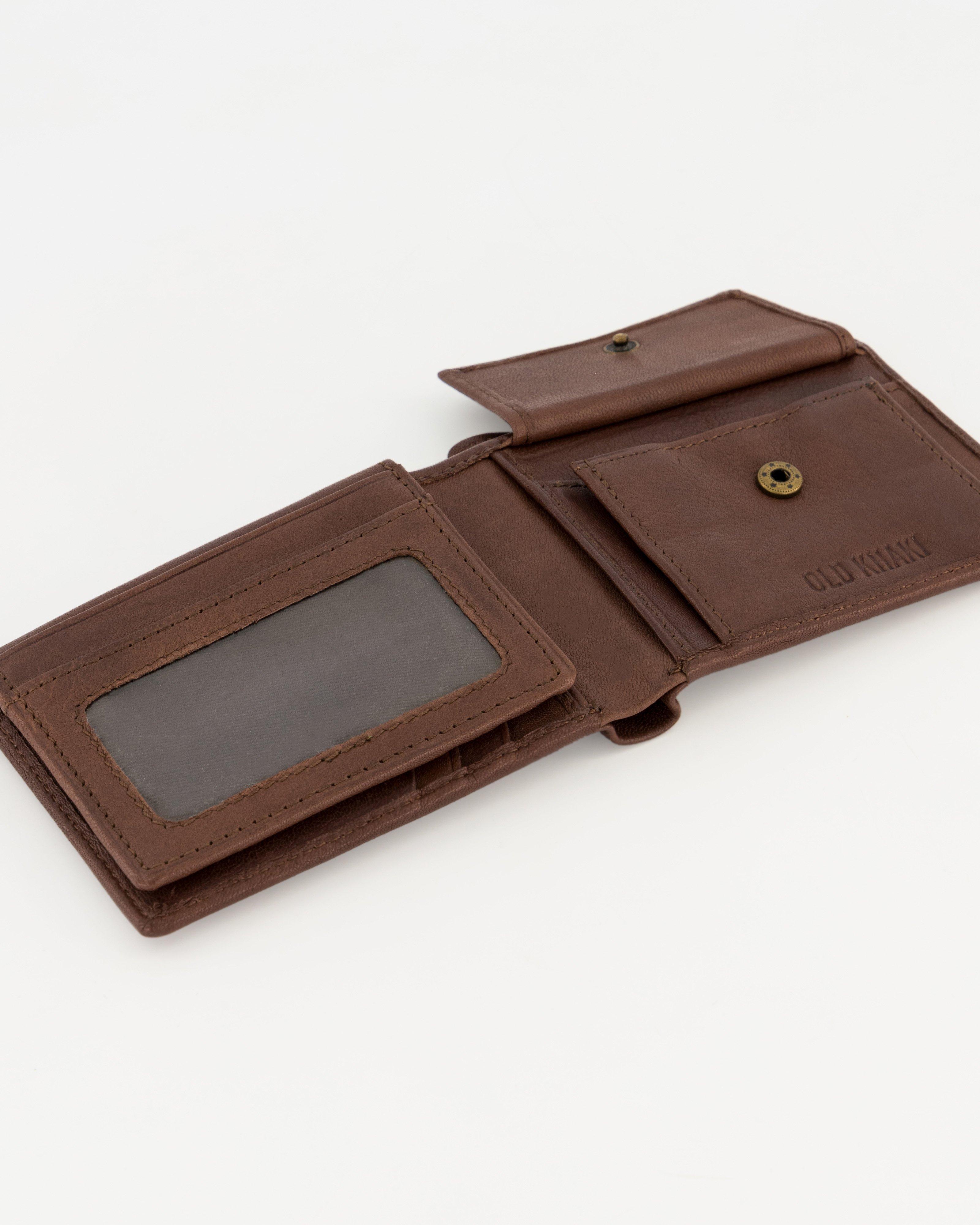 Men's Dale Leather Wallet -  Brown