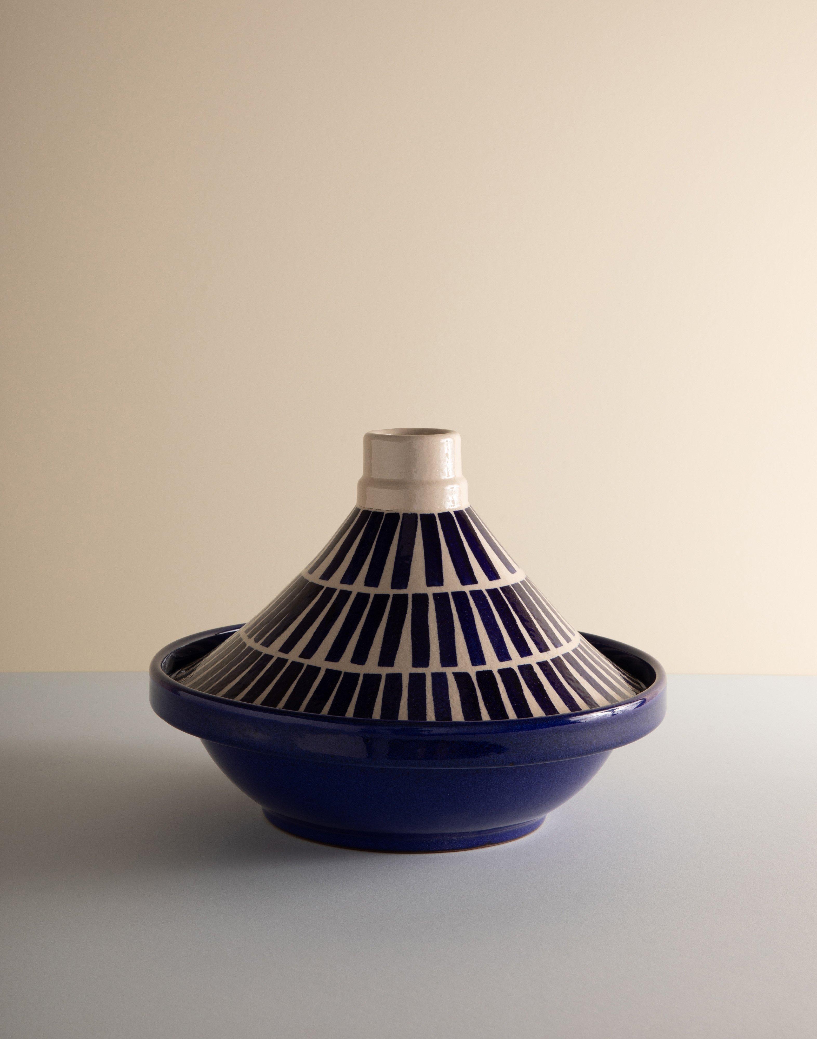 Drip Large Tagine -  Blue