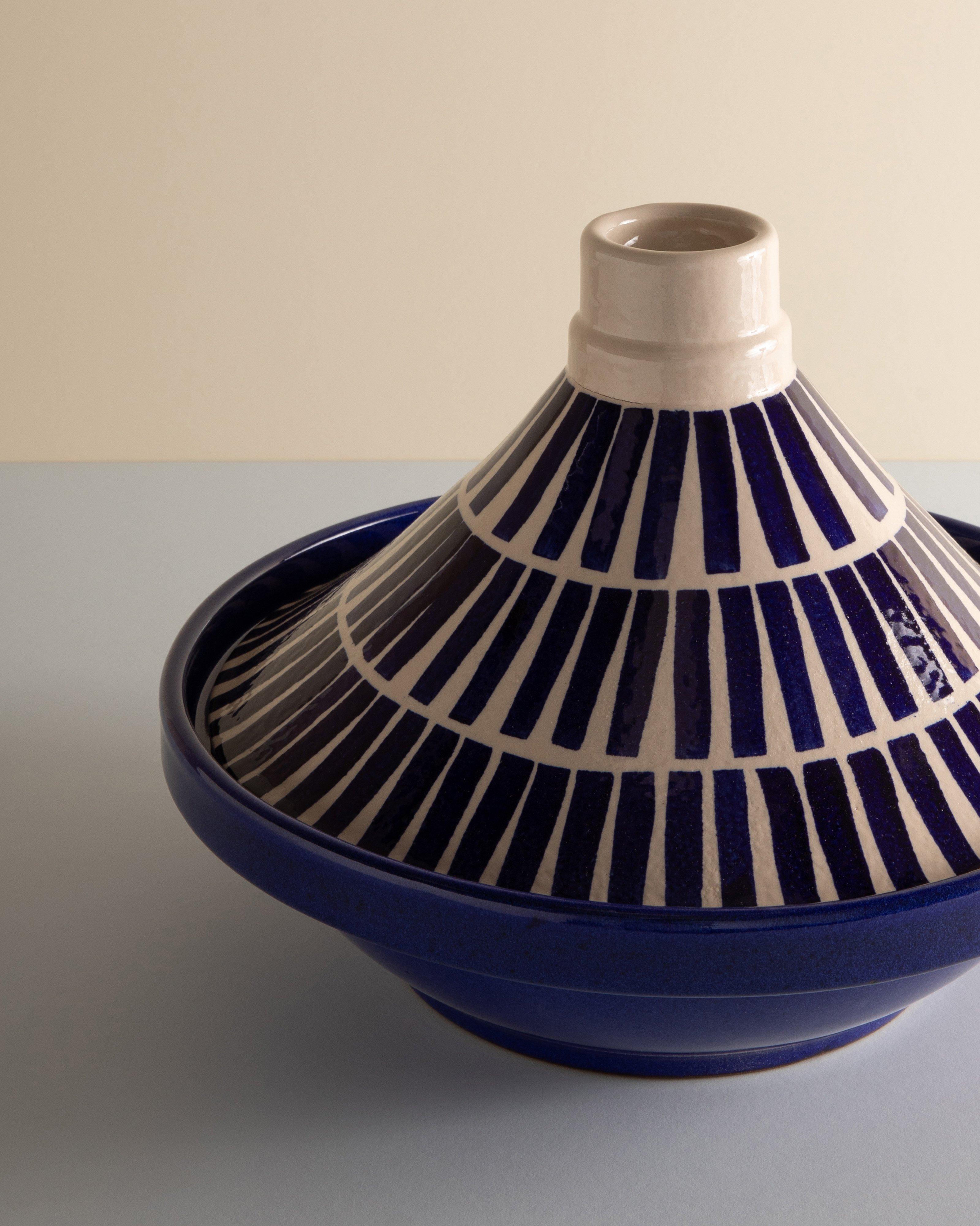 Drip Large Tagine -  Blue