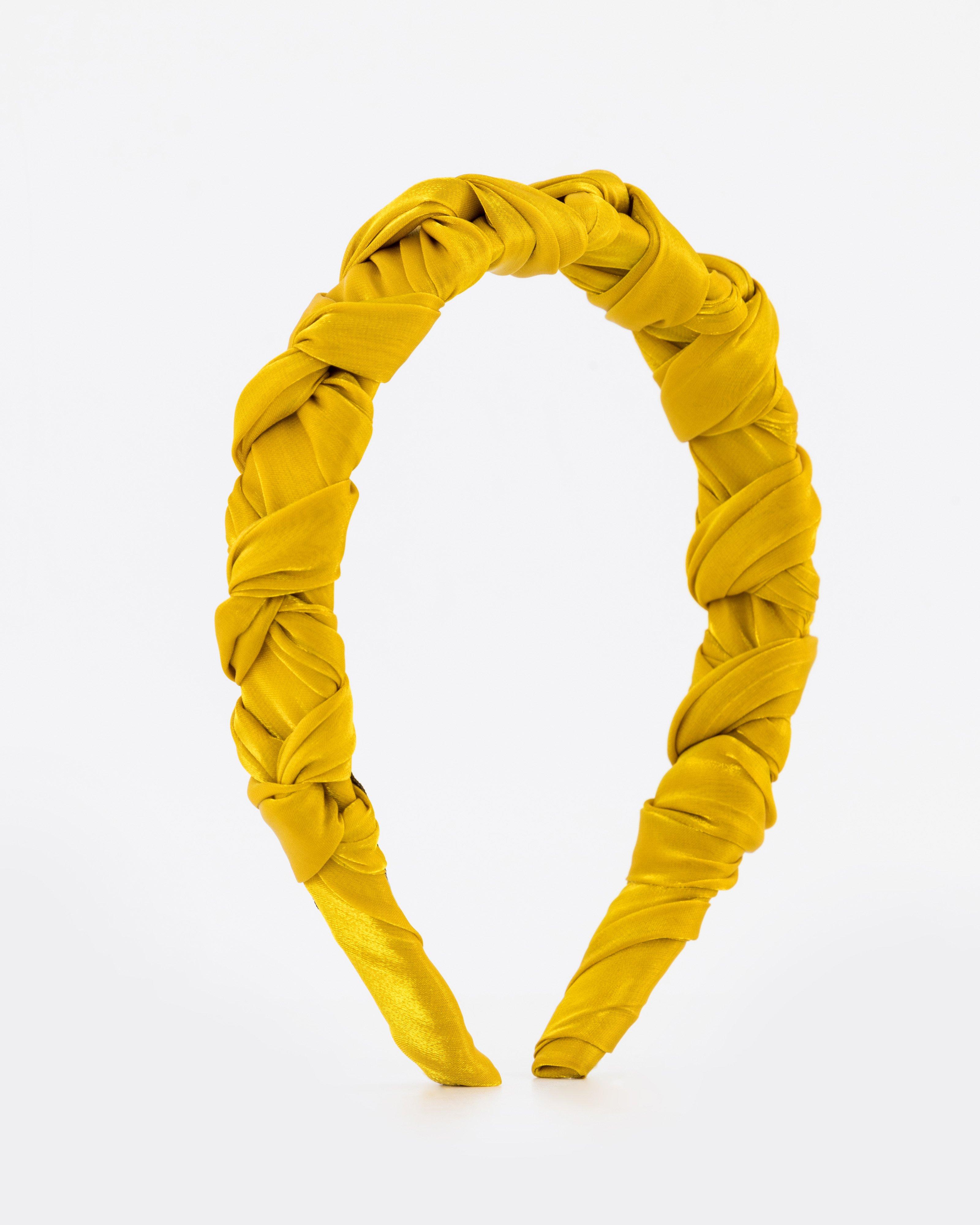 Roxie Knot Detailed Aliceband -  Chartreuse