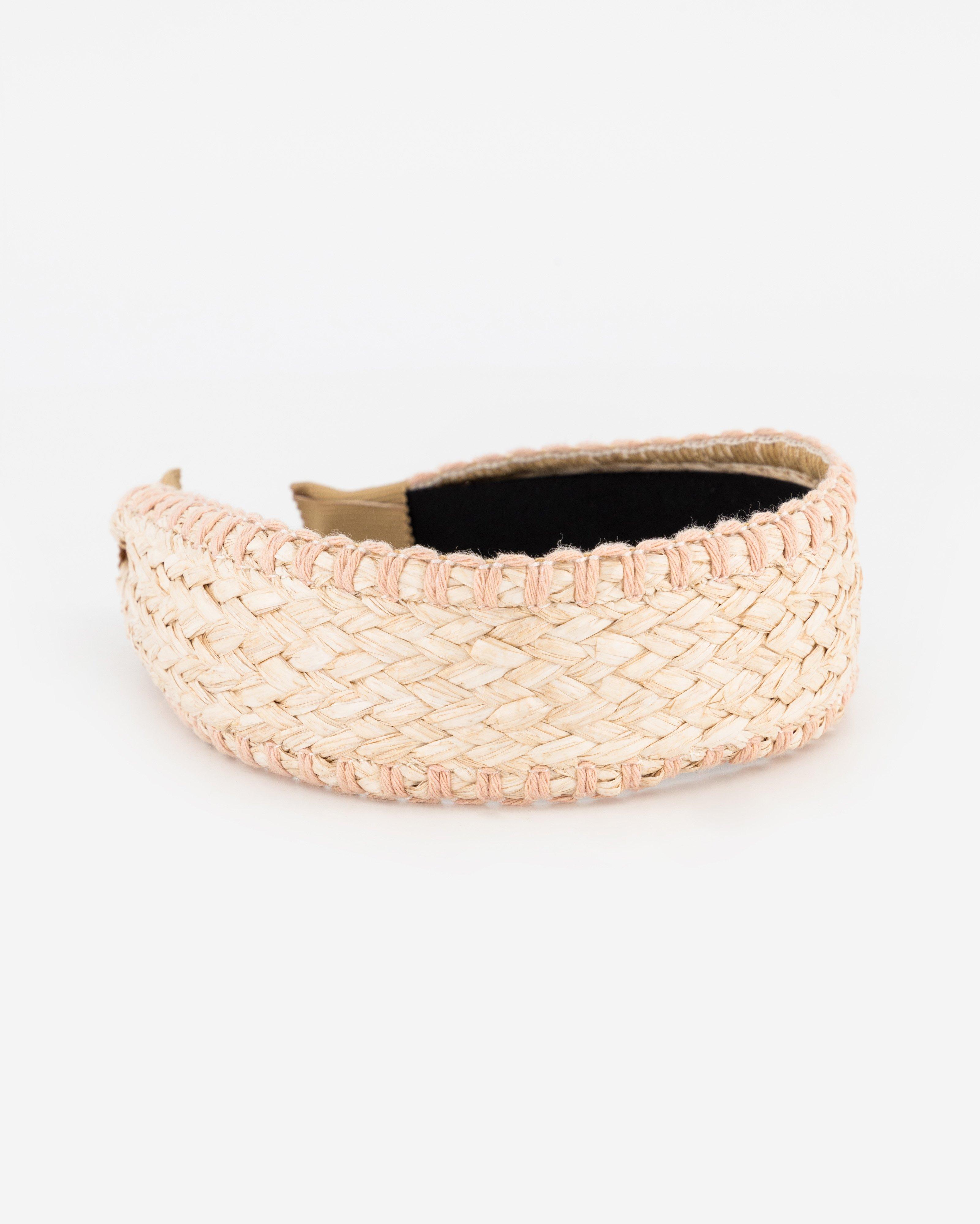 Jasmine Straw Aliceband -  Oatmeal