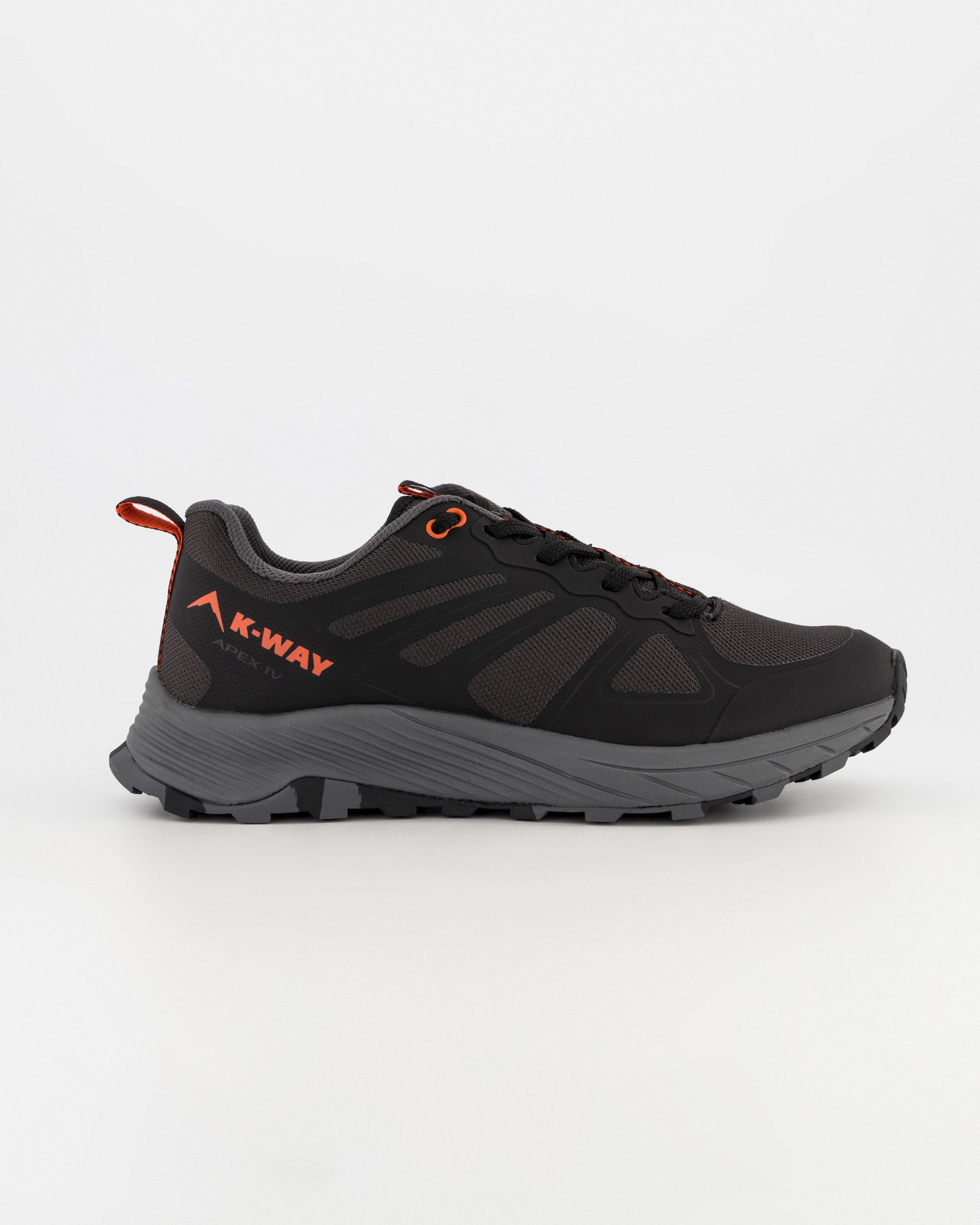 K-Way Men’s Apex 4 Trail Running Shoes -  Grey