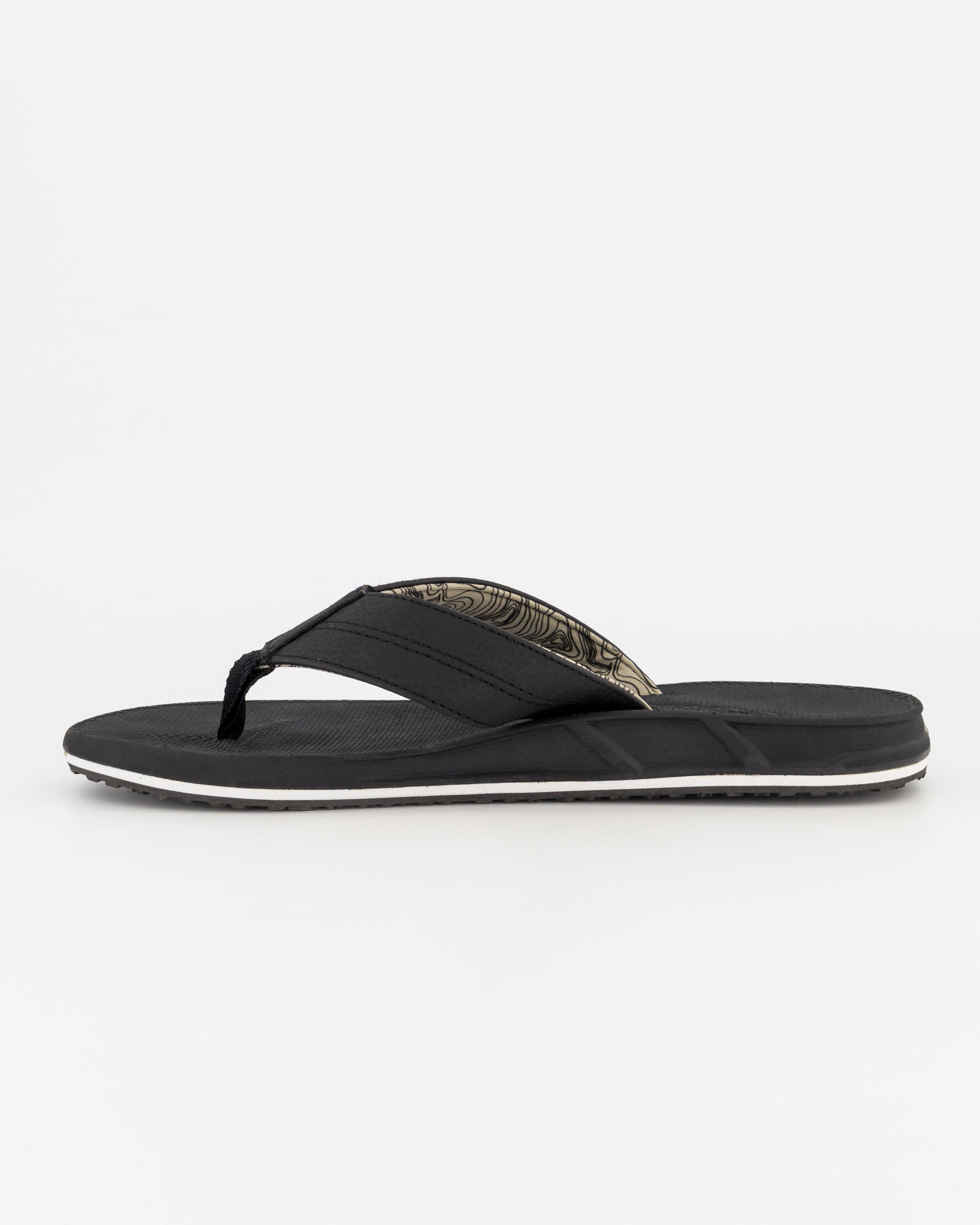 K-Way Men’s Atlantic Sandals -  Black