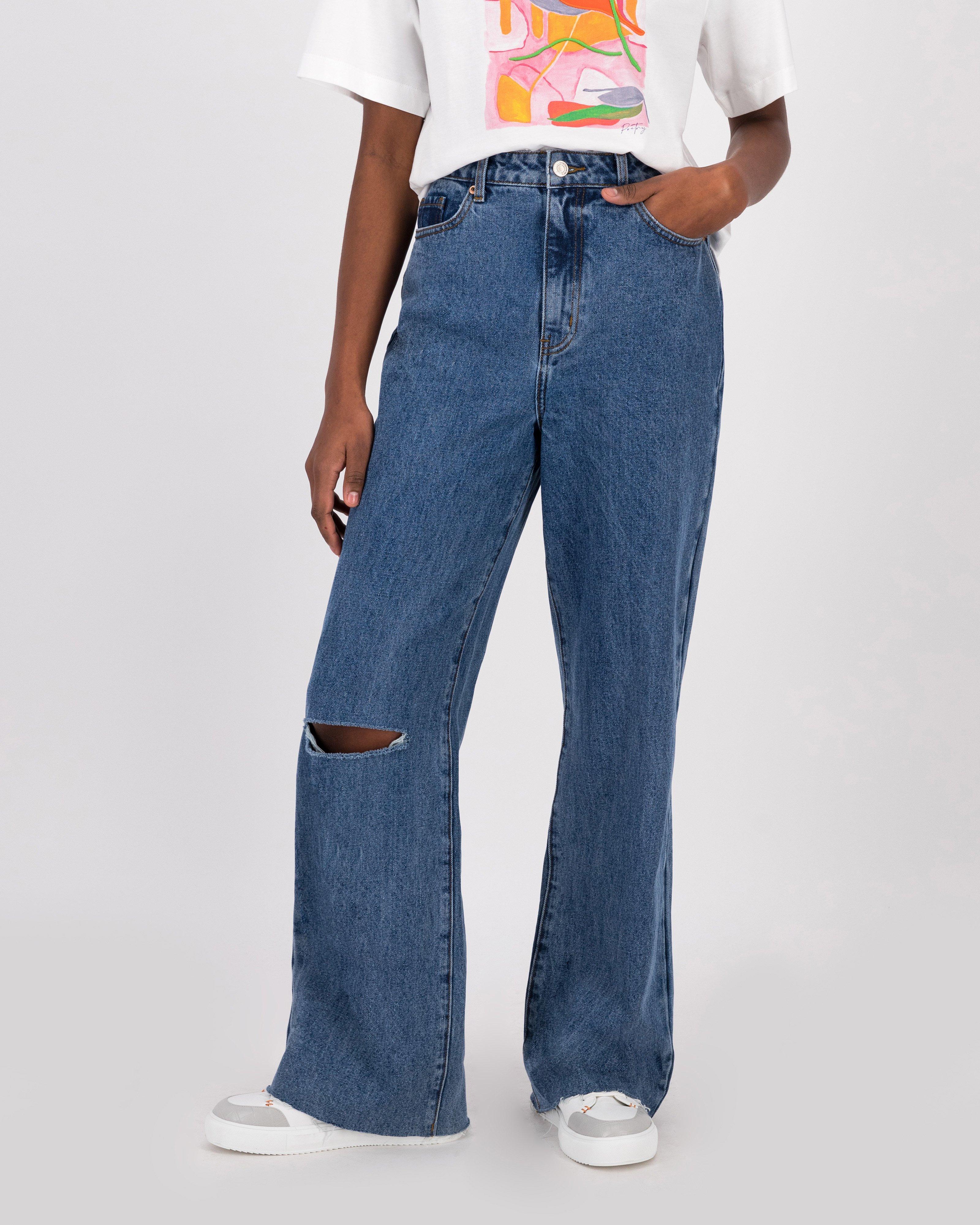 Billie Wide Leg Denim -  Blue