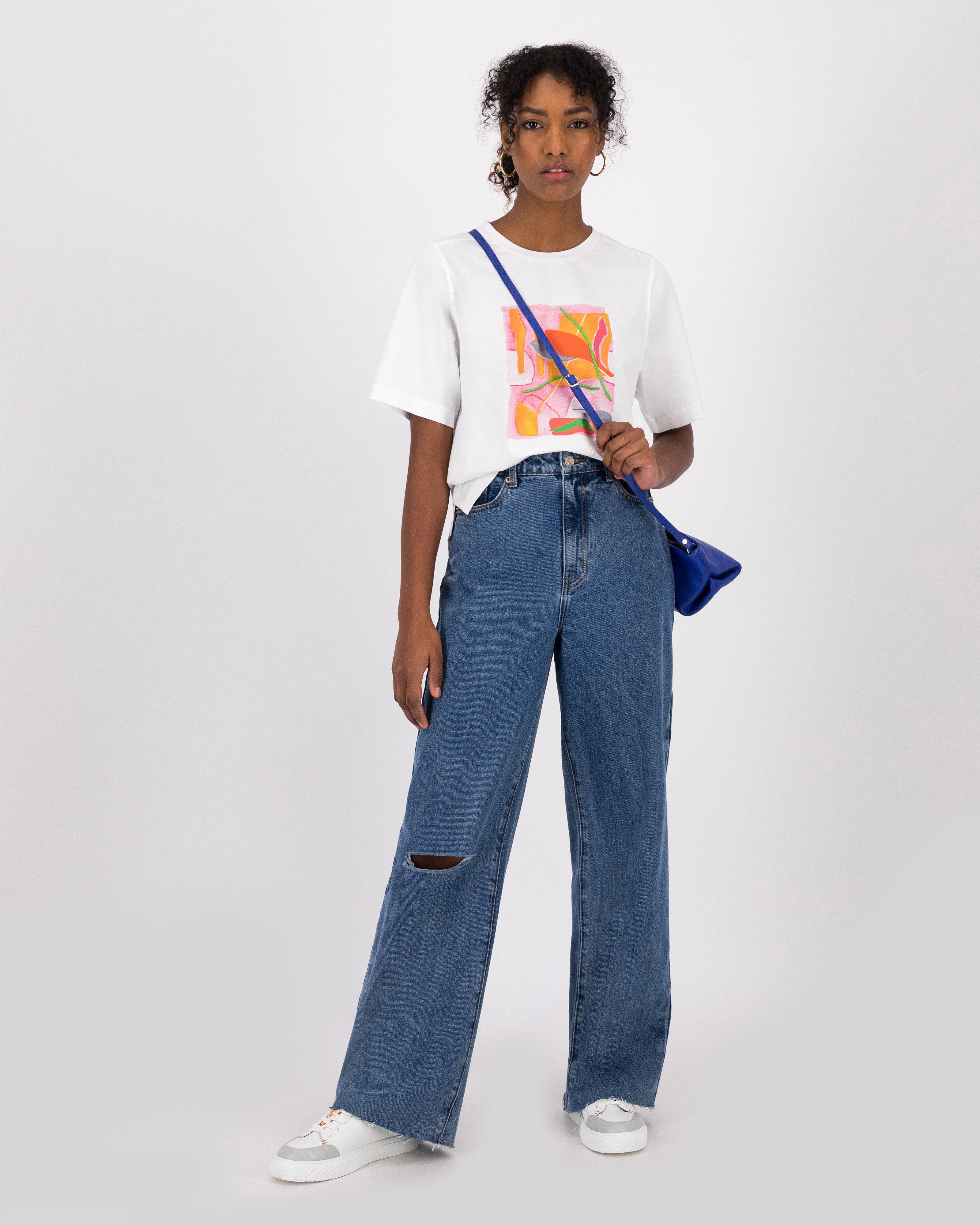 Billie wide shop leg trouser jean