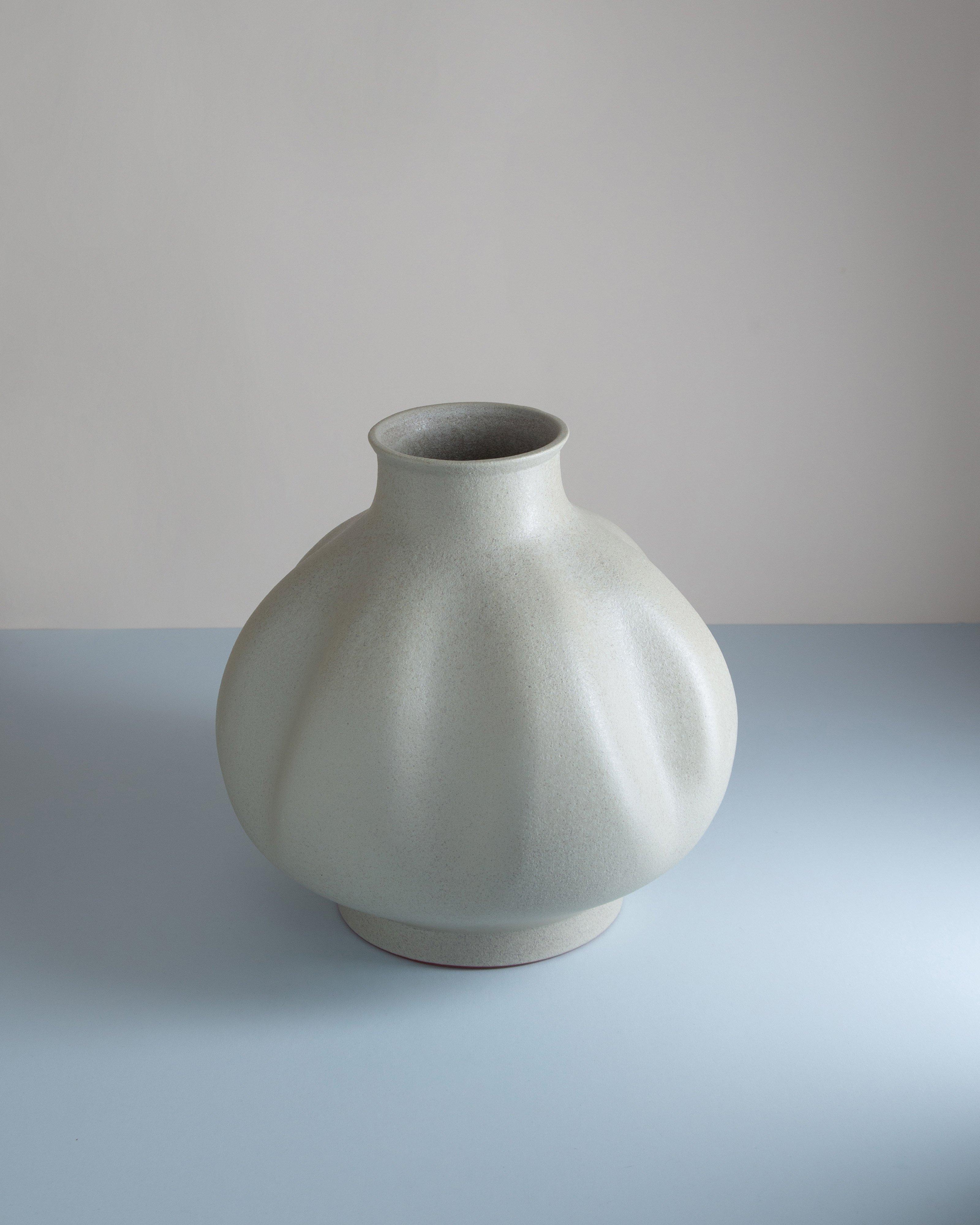 Garlic Small Vase -  Grey