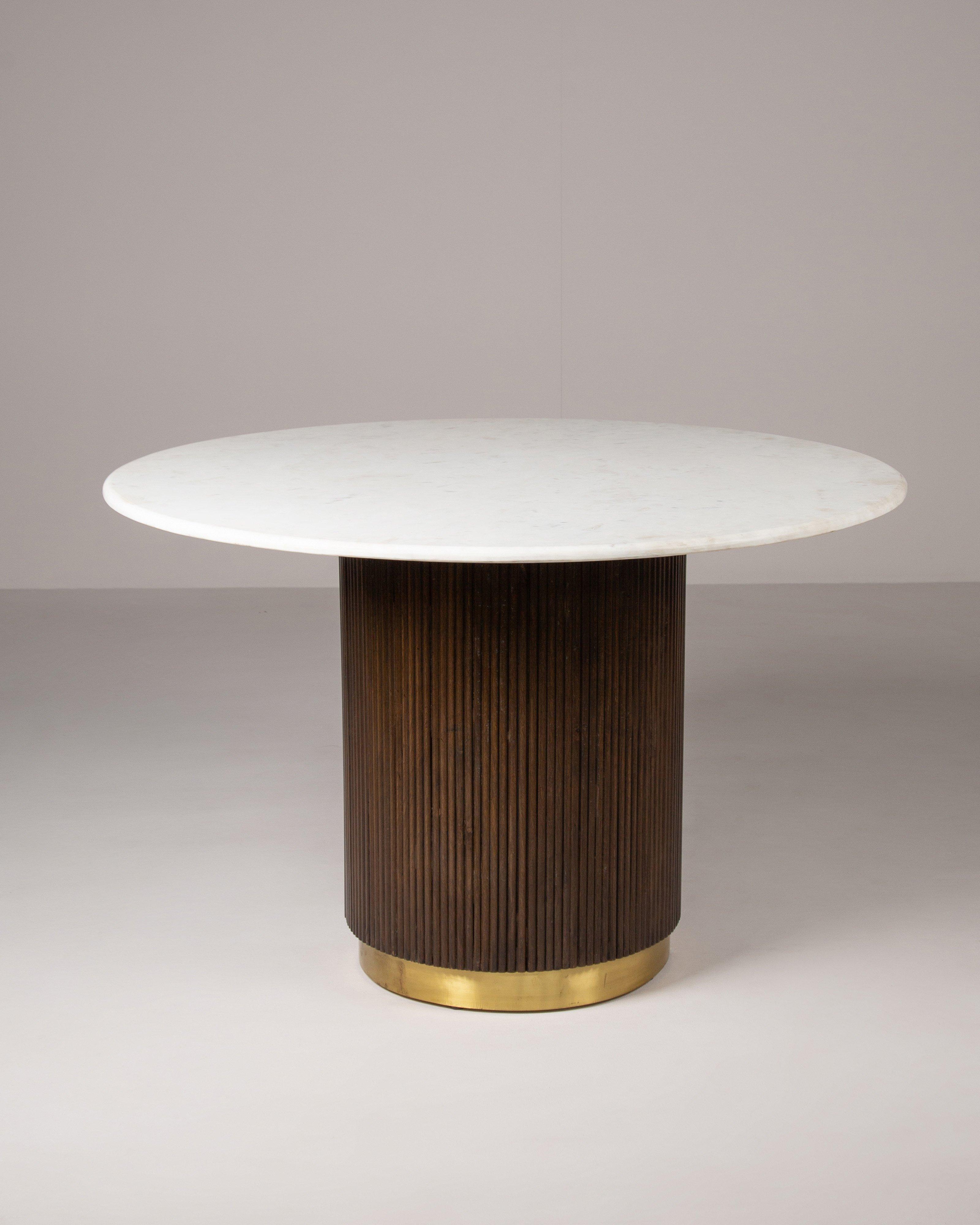 Imara Dining Table -  Brown