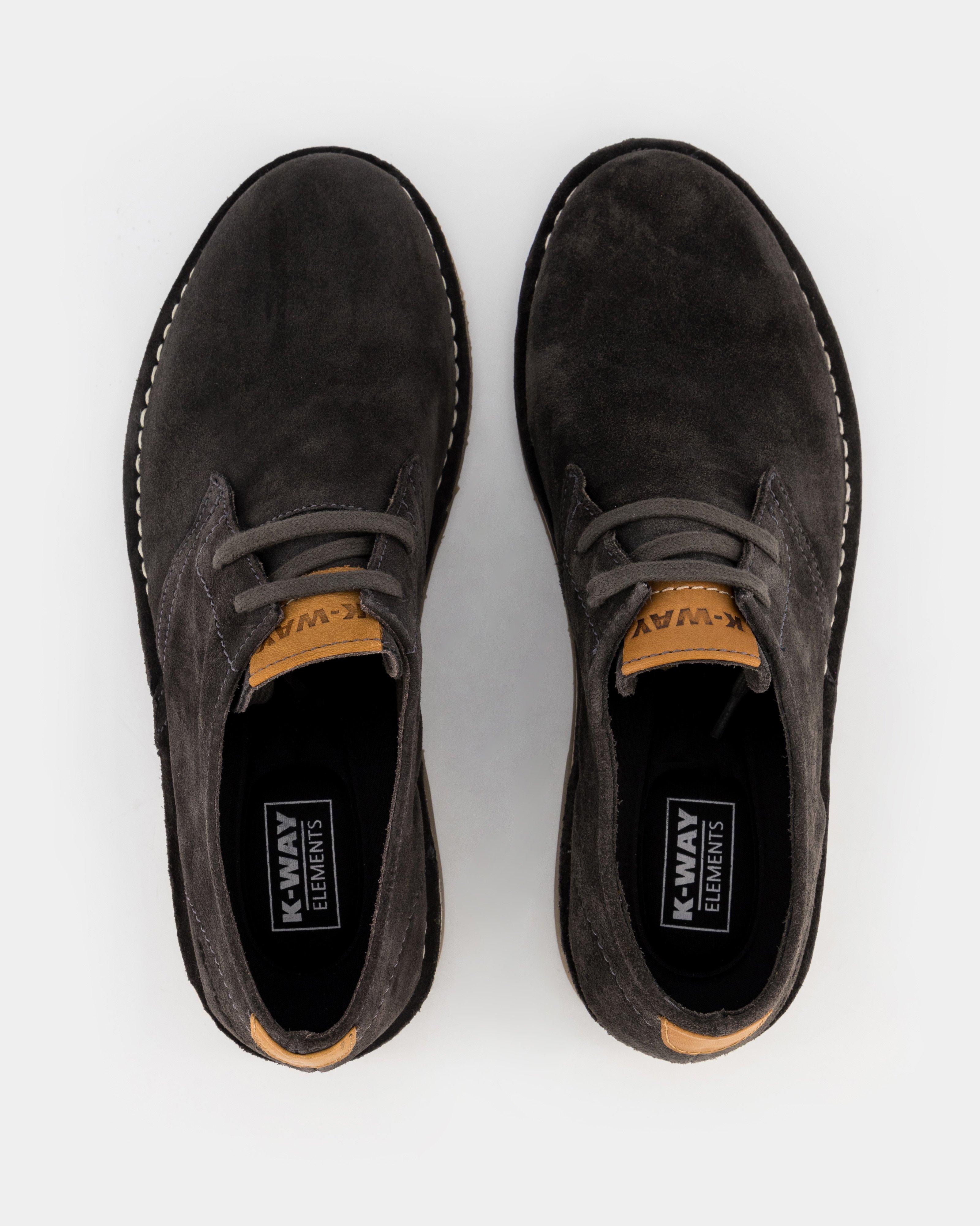K-Way Elements Men’s Charles Derby Shoes -  Charcoal