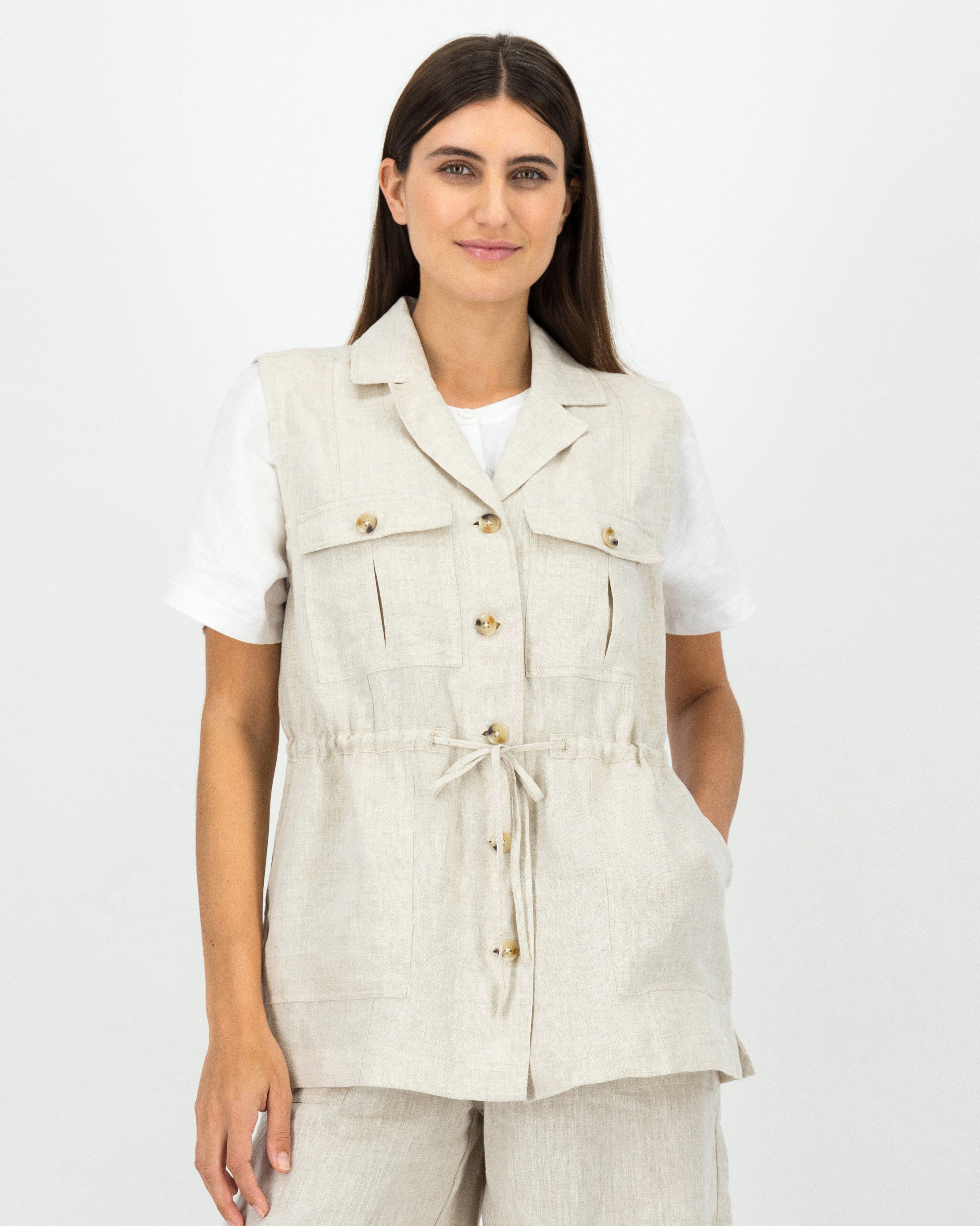 Rare Earth Women’s Lindsay Utility Gilet -  Oatmeal