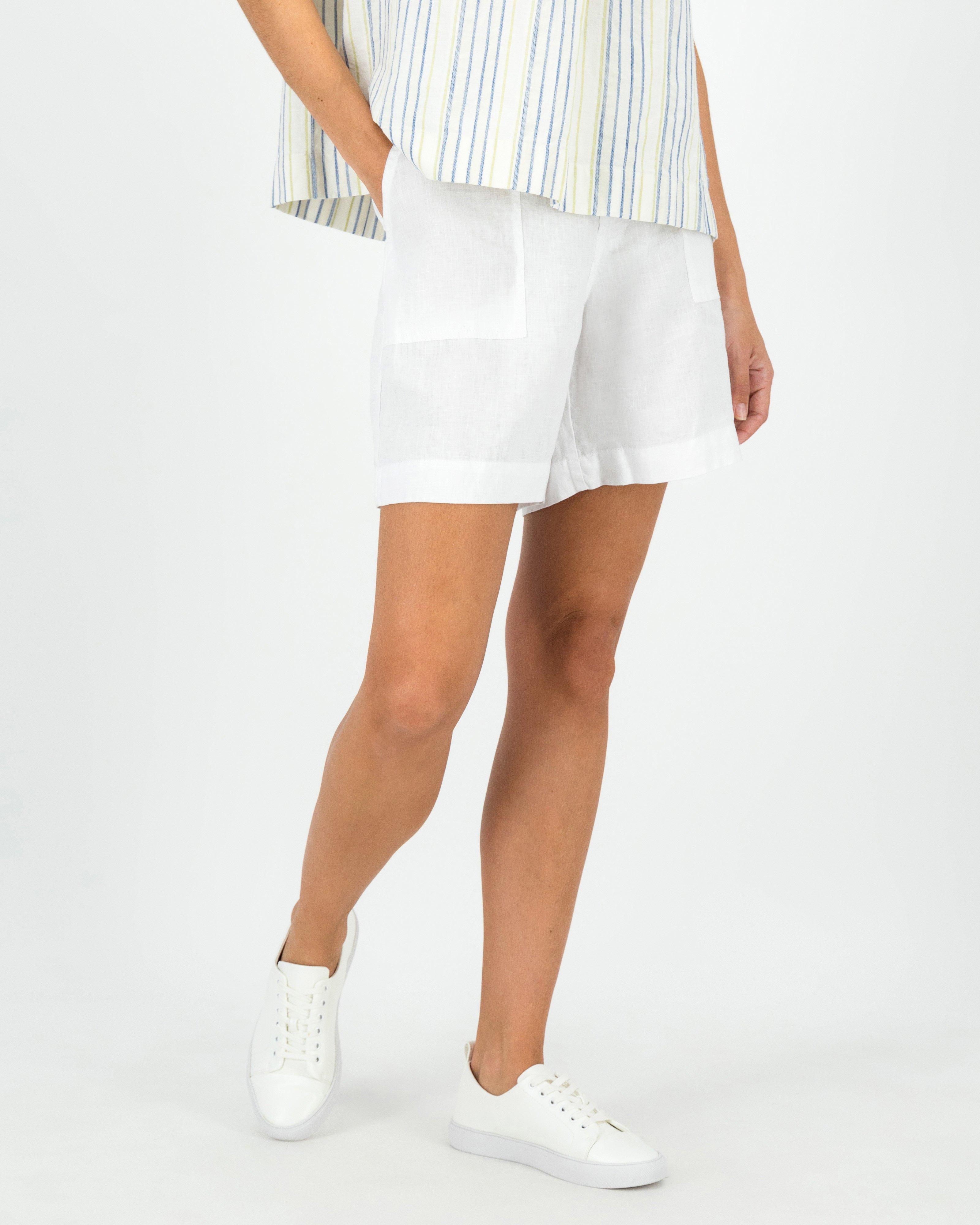 Rare Earth Women’s Lindsay Utility Shorts -  White