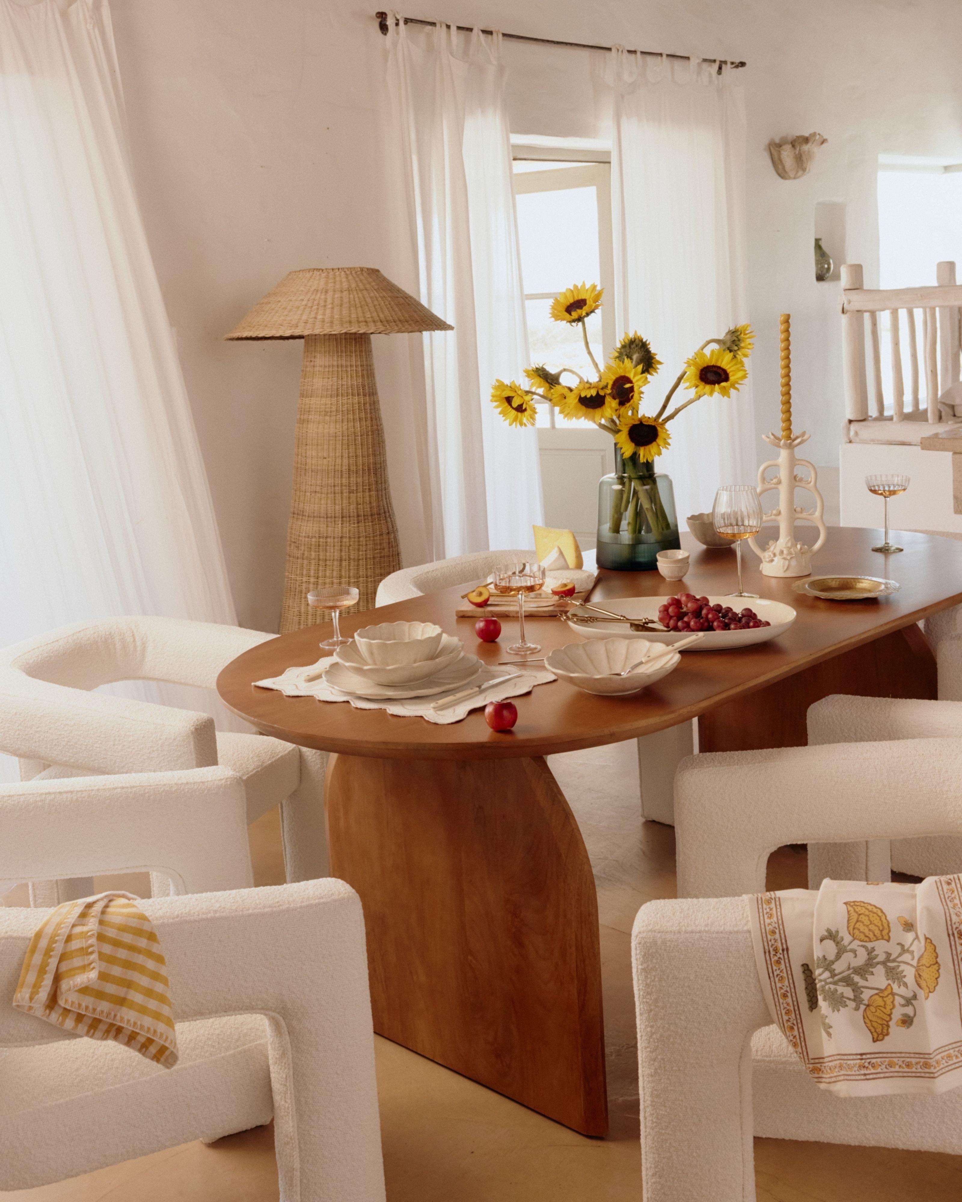 Mahi Dining Table -  Brown