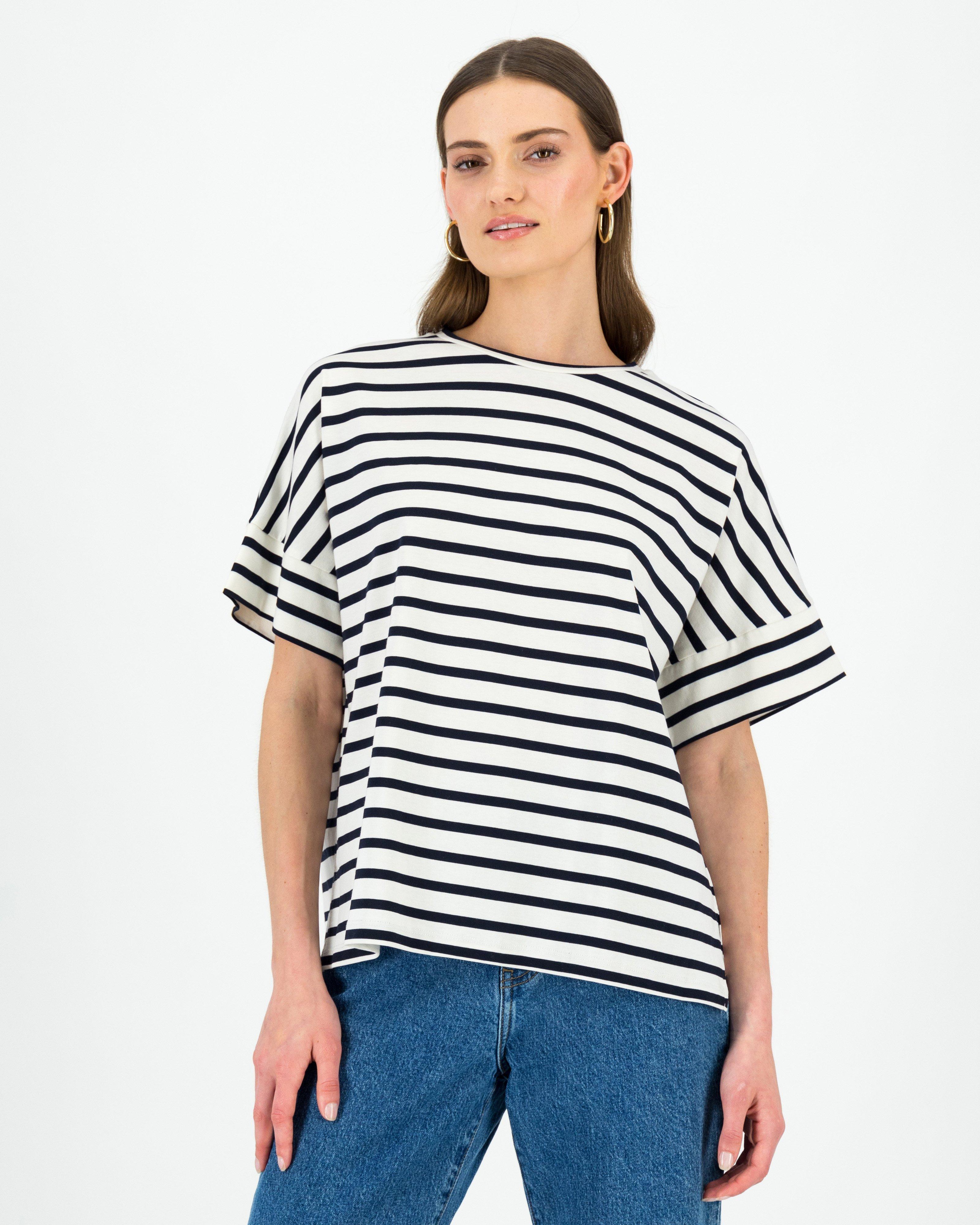 Reece Tee - Red Stripe