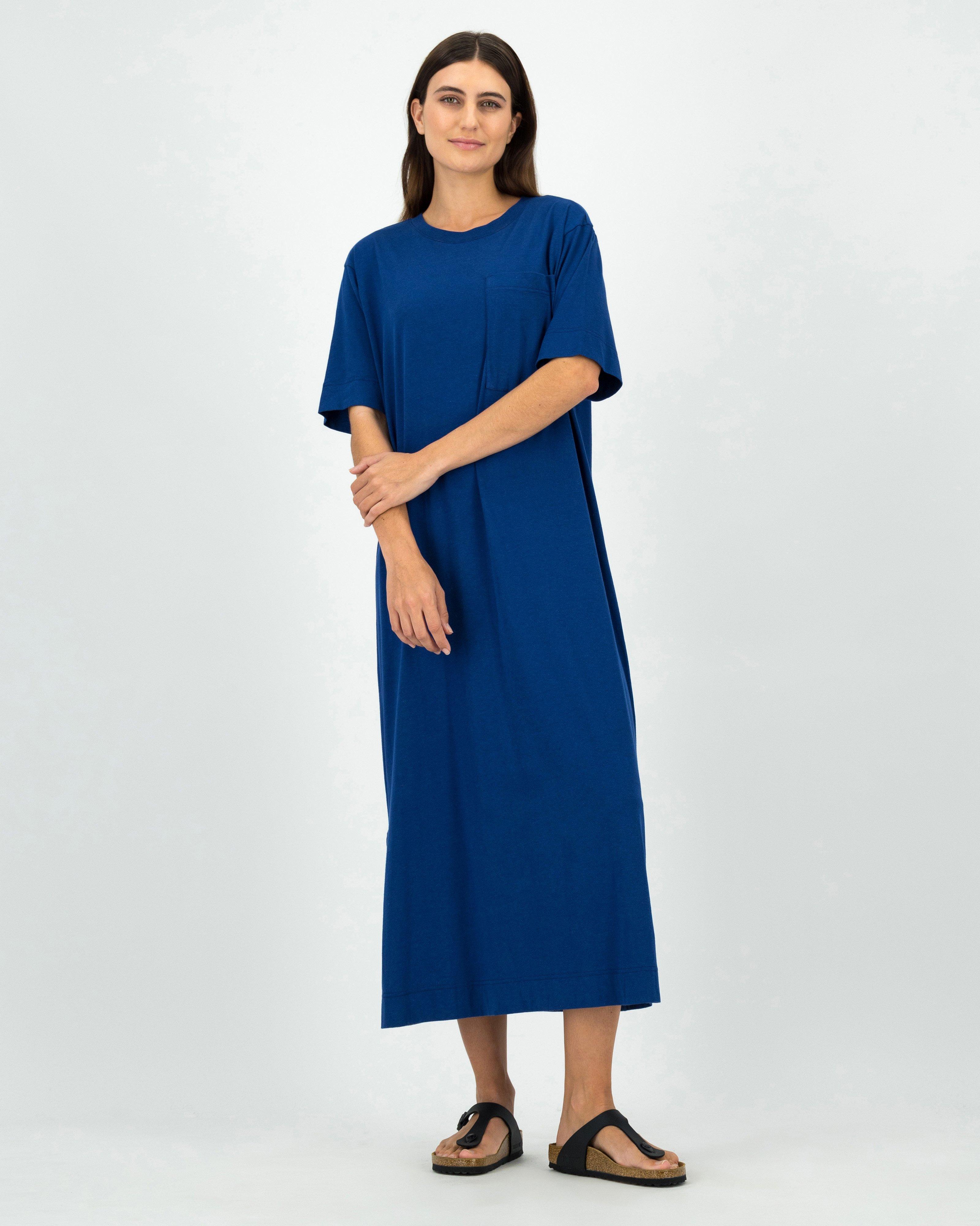 Rare Earth Women’s Maude Midi T-shirt Dress -  Blue