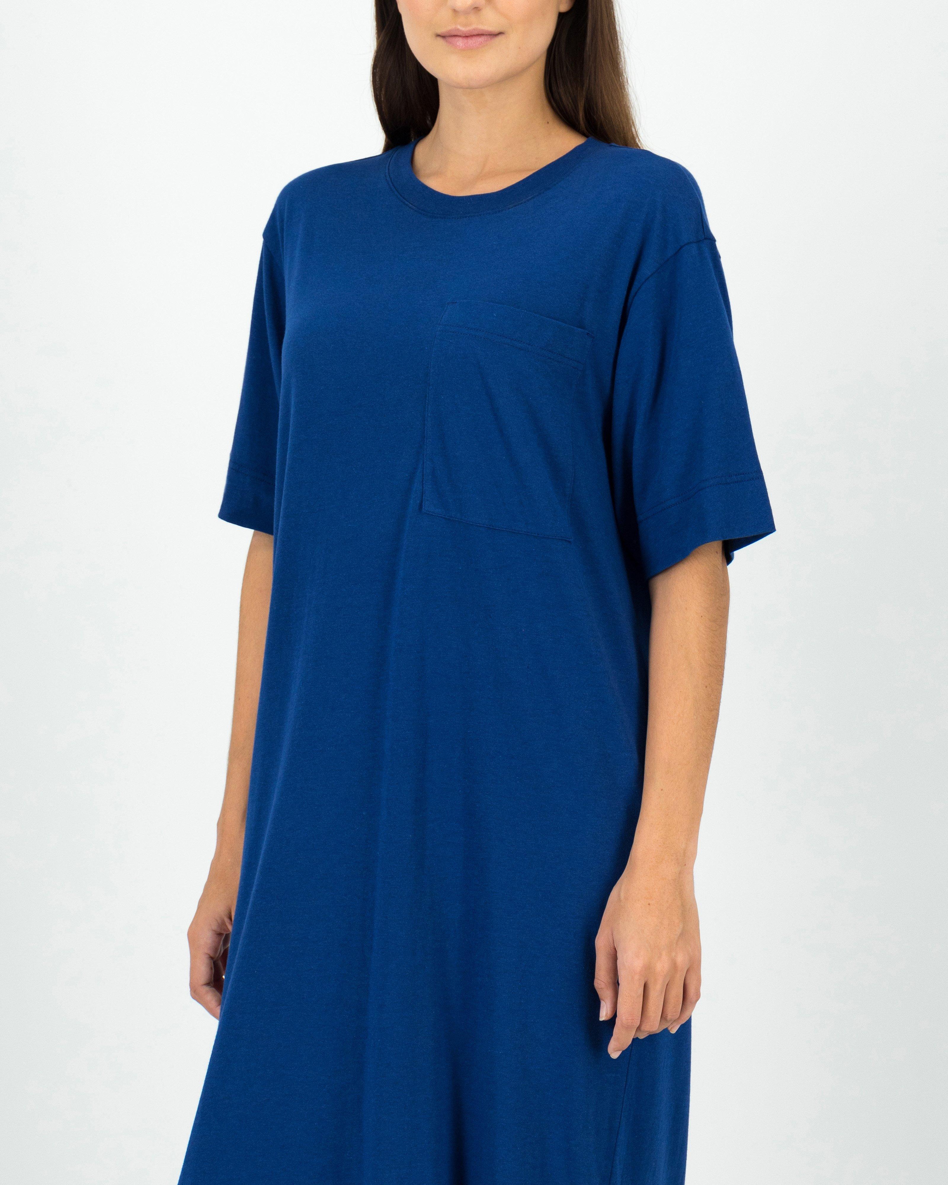 Rare Earth Women’s Maude Midi T-shirt Dress -  Blue